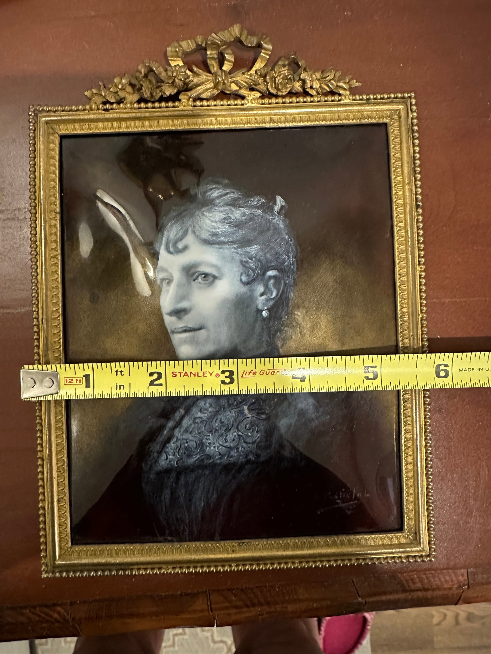 Antique Enamel on Copper Portrait, France, 19th C. - 4