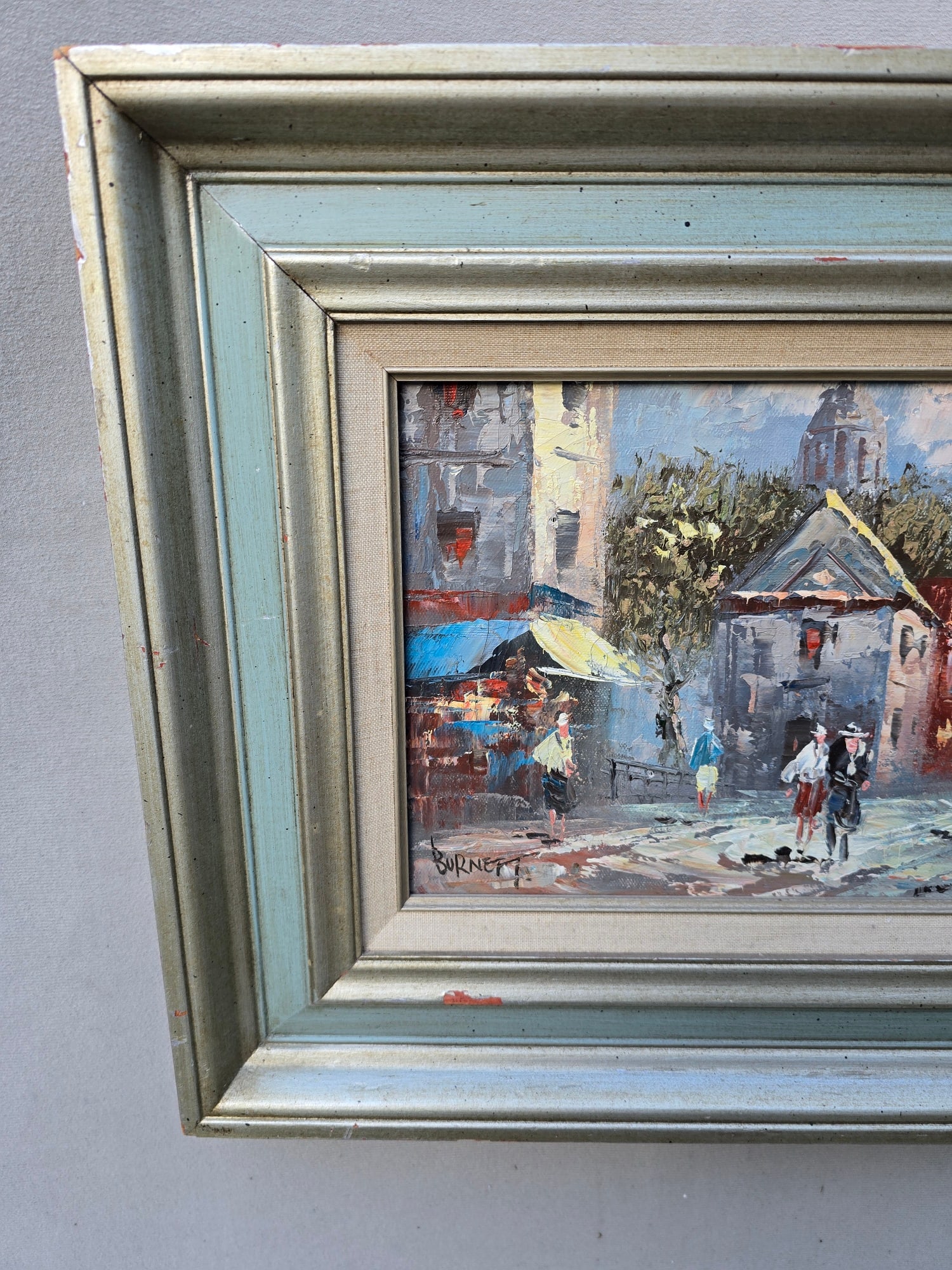 Mid 20th Century Paris Scene Oil Painting - 2