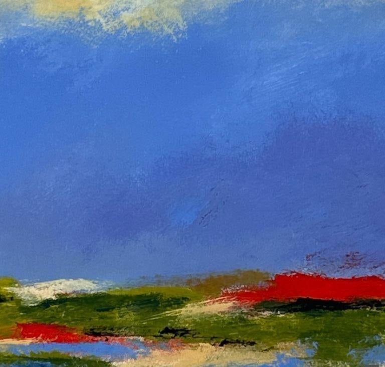 Colleen Sabo (American/Maryland 20th Century) Acrylic on Paper "Marshes of the Eastern Shore" - 3