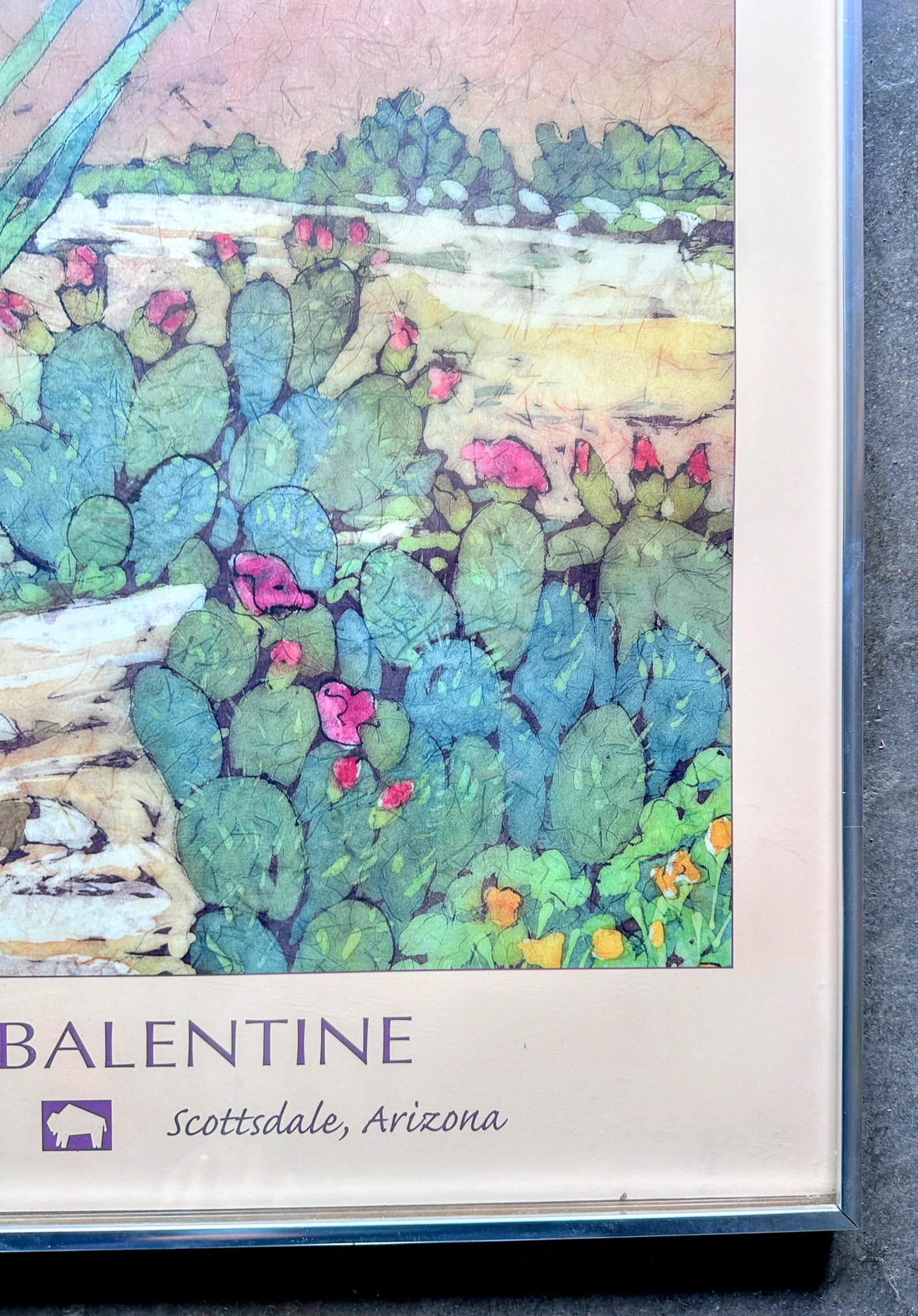1990s Original Anna Balentine Exhibition Poster - 6
