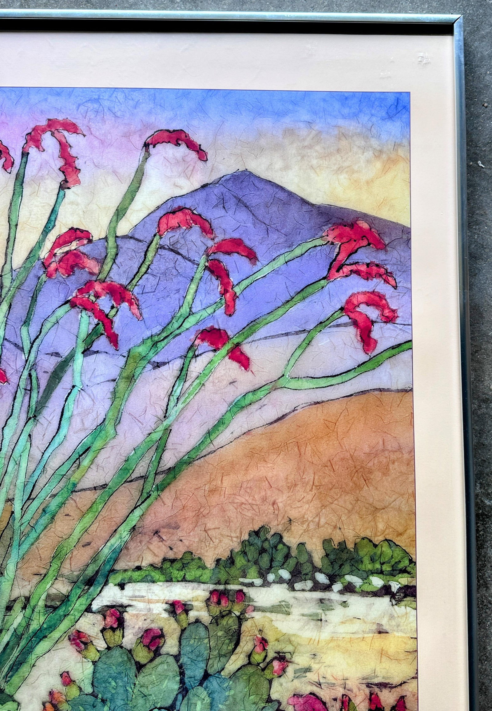 1990s Original Anna Balentine Exhibition Poster - 7