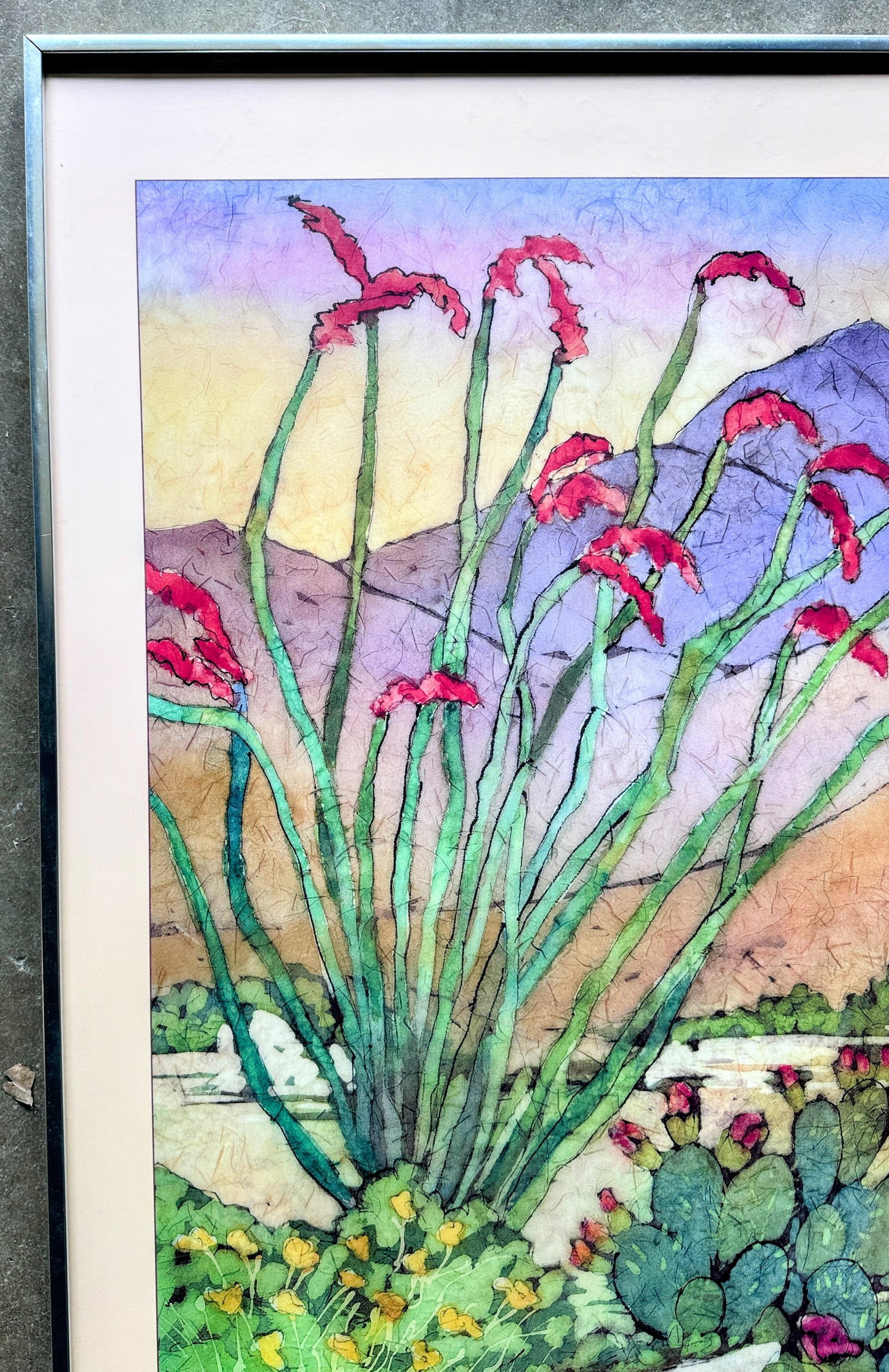 1990s Original Anna Balentine Exhibition Poster - 8