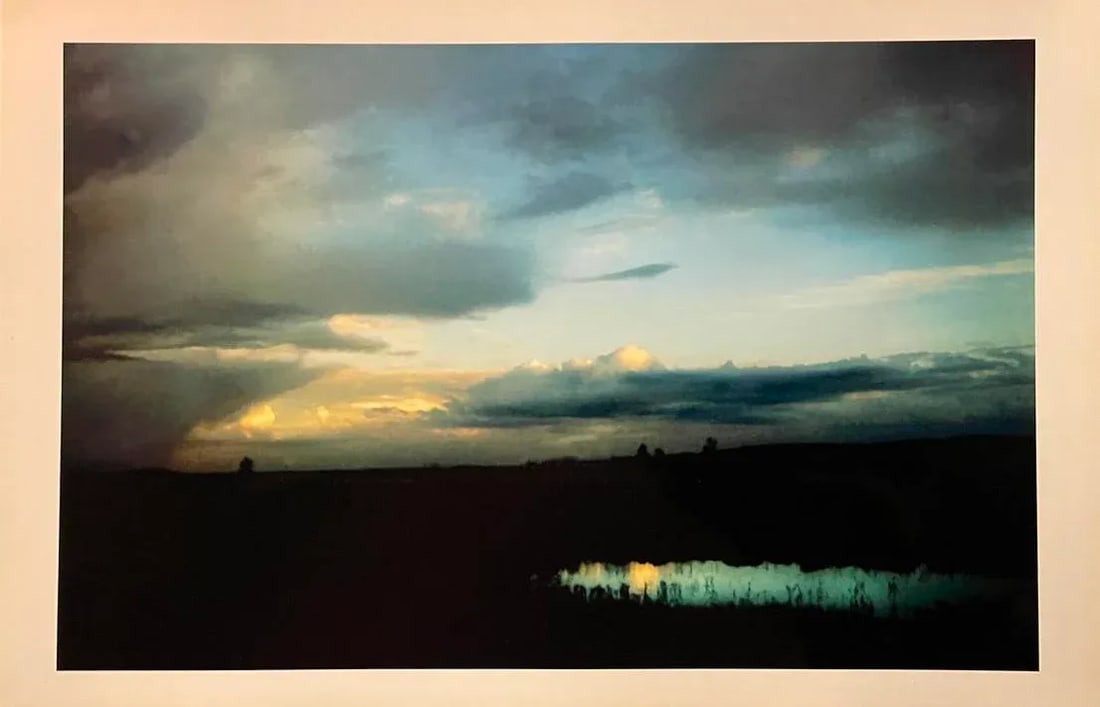 "Reflective Pond" Contemporary Landscape Photograph from The Estate of Gleb Derujinsky - 2
