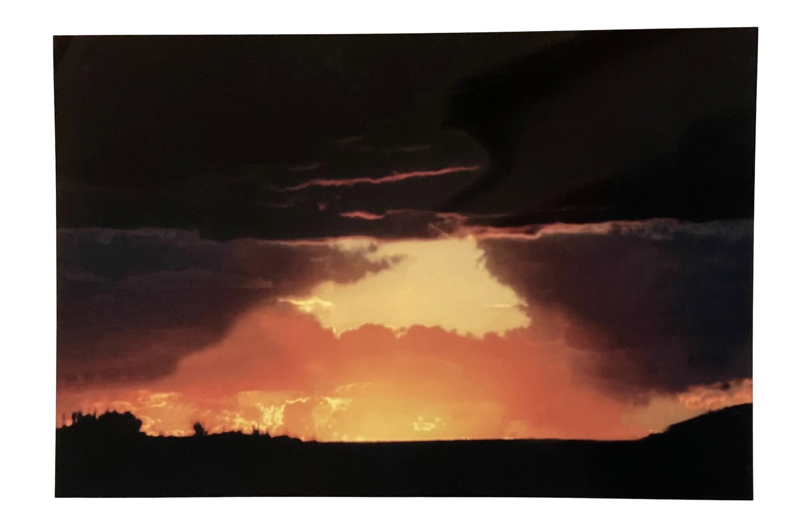 "Mesa Sunset" Contemporary Landscape Photograph from The Estate of Gleb Derujinsky: The pleasure of finally being able to go through the archive of my father, Gleb Derujinsky, and begin the task of sharing his vast imagination is a thrill. Many know his work now from his career as a 