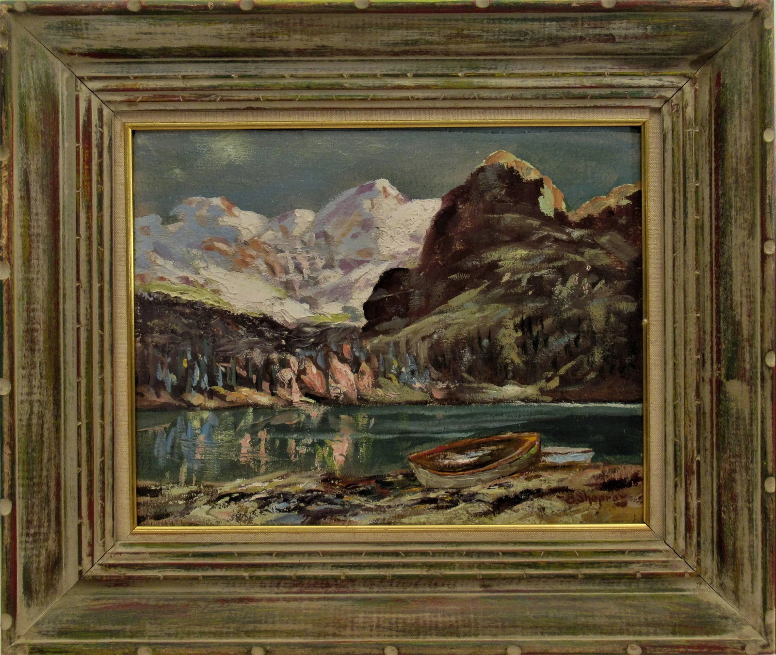 Bernard Shepro, Landscape with Lake, Circa 1950 - 6