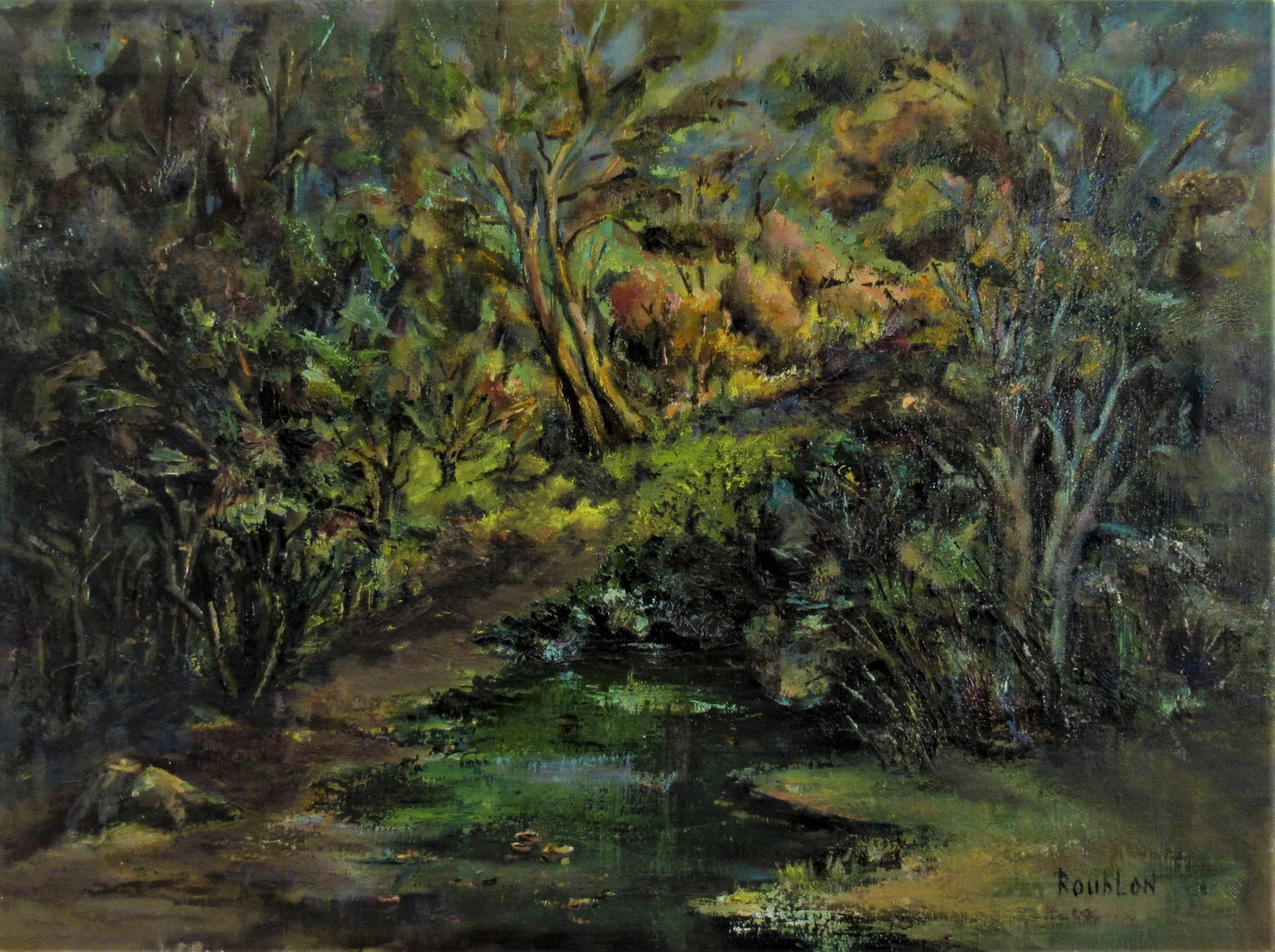 Irina Belotelkin Roublon, Landscape with River, 1966 - 5