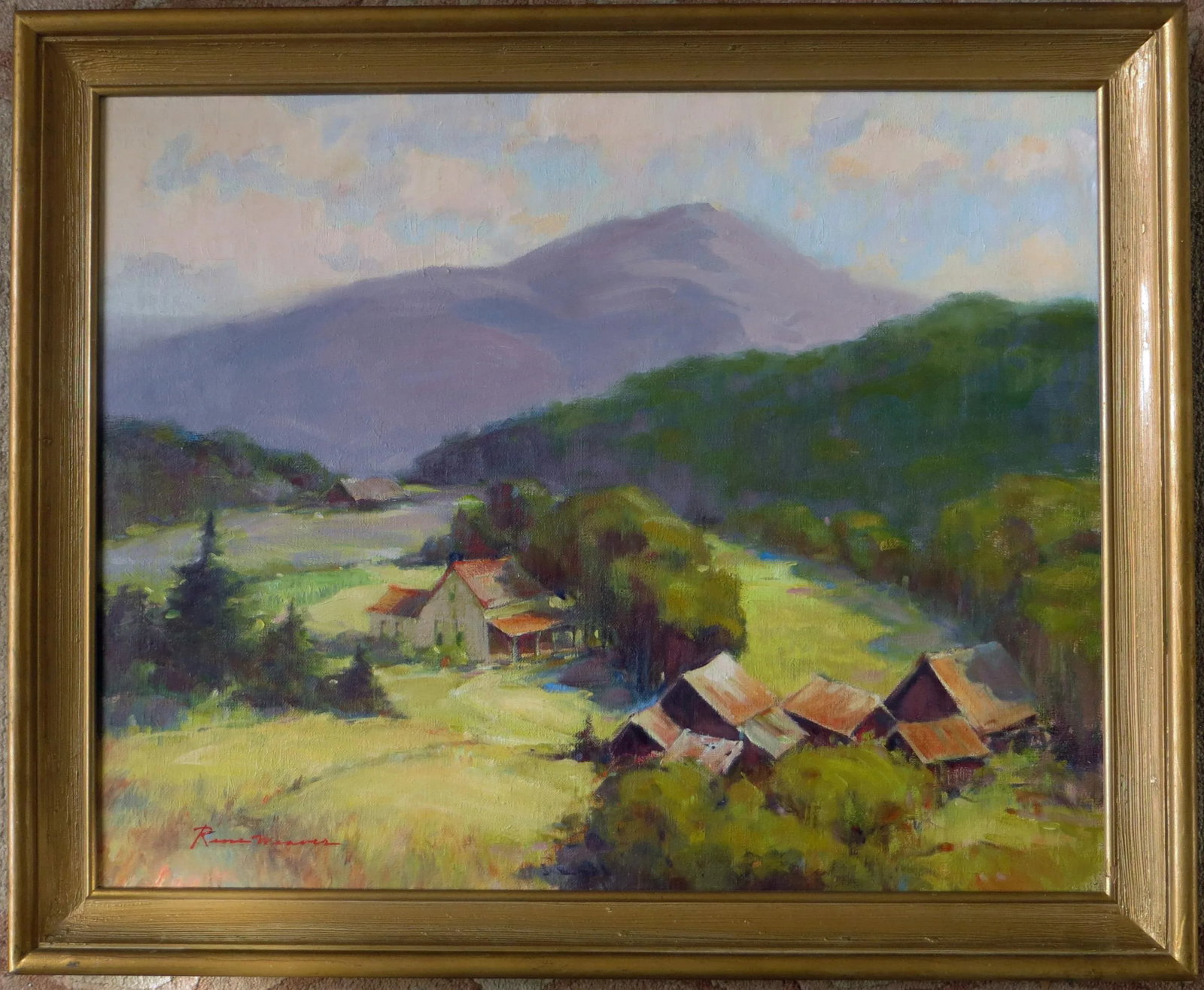 Rene Weaver, Bucolic Landscape by Bohemian Club Member - 2