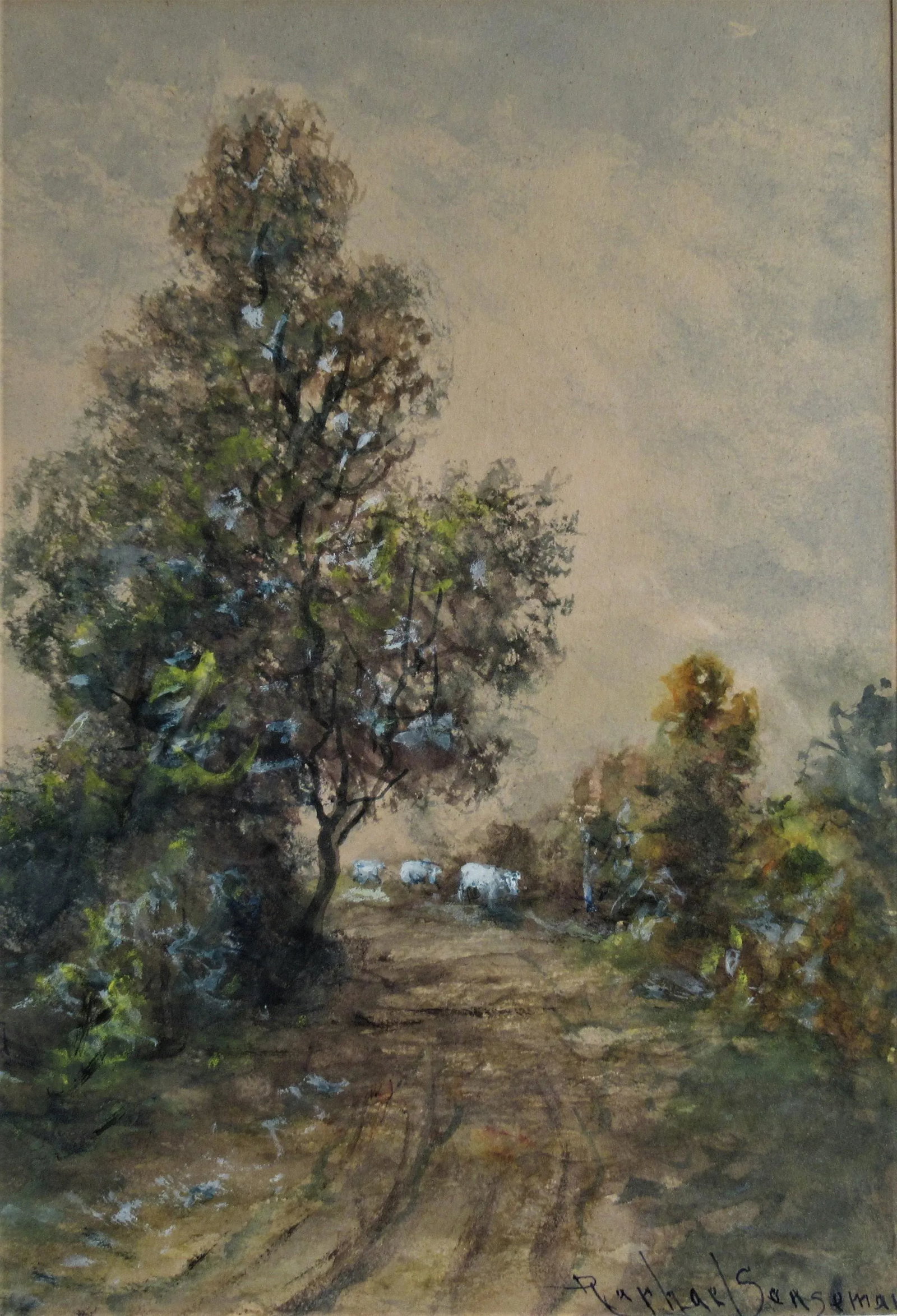 Raphael Senseman, Landscape with Cattle - 2