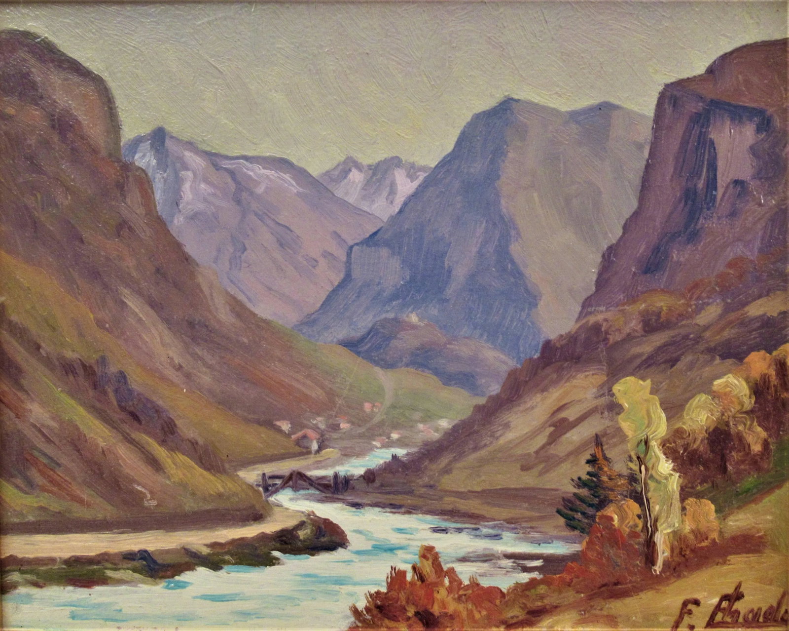 Florent Chade, La Montagne, Pres de Grenoble, Circa 1950 - 2