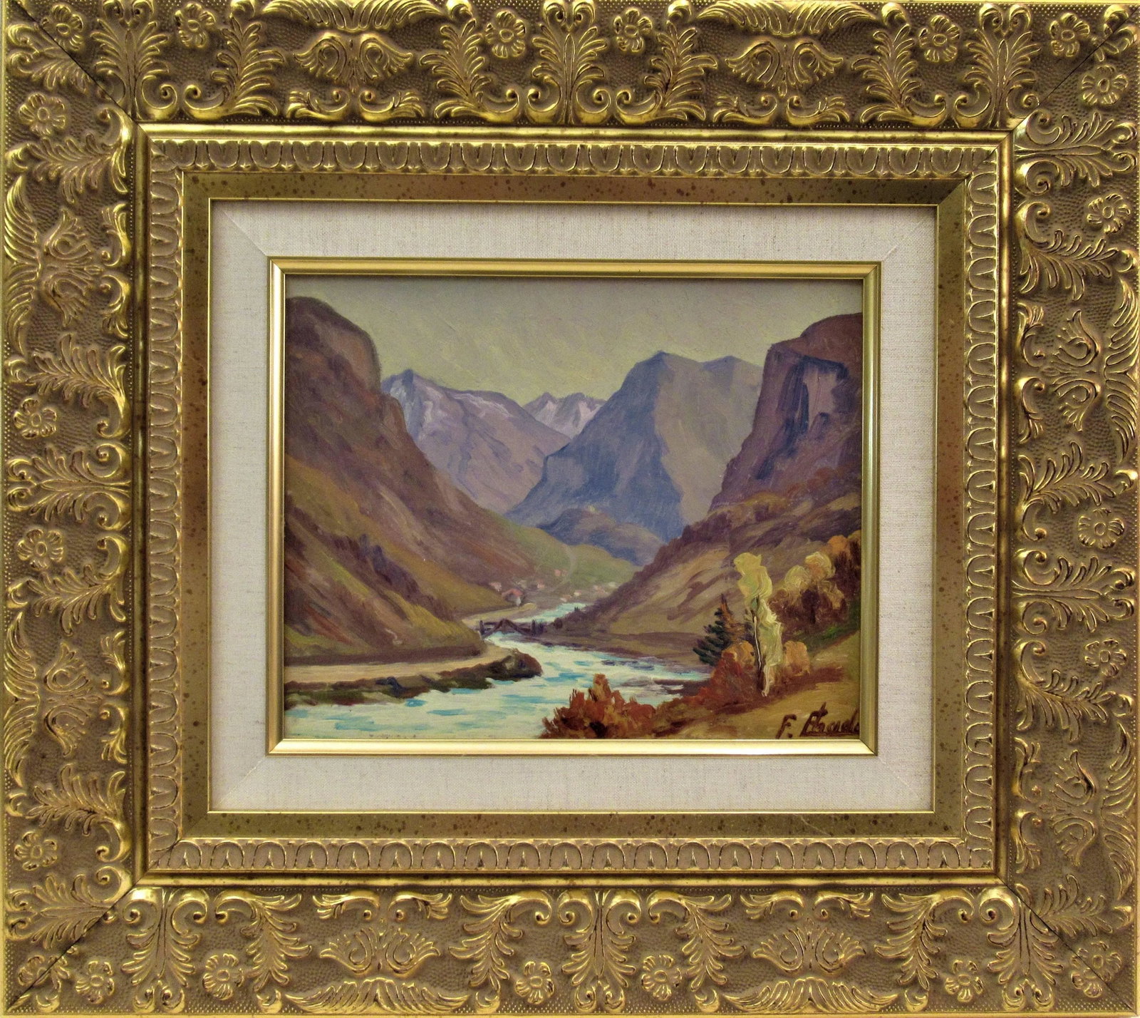 Florent Chade, La Montagne, Pres de Grenoble, Circa 1950 - 4