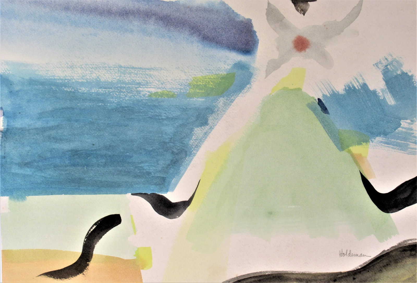 Robert Holdeman, Abstract Landscape, Circa 1970 - 6