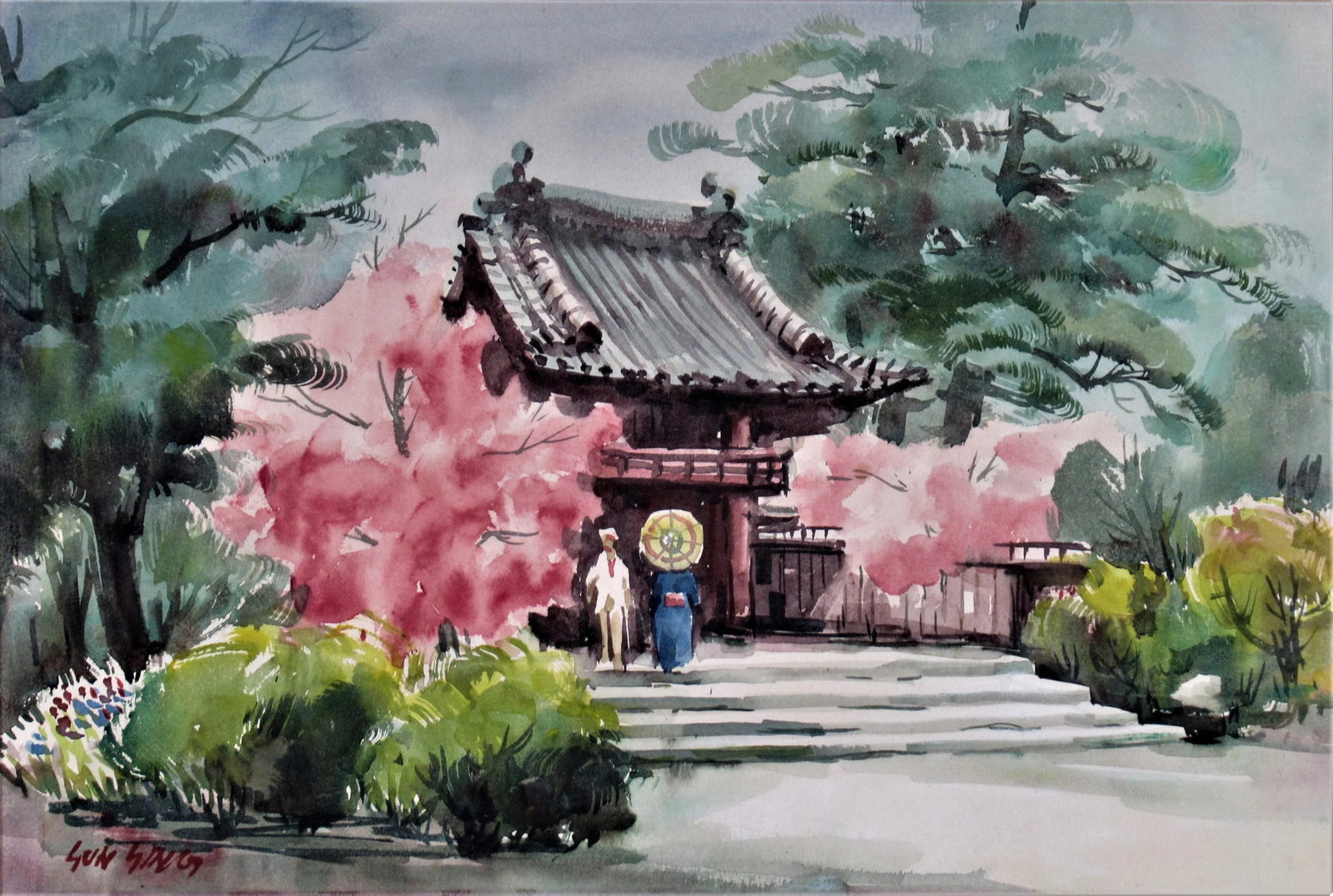 Sun Ying, Japanese Garden, Golden Gate Park, San Francisco, Circa 1975 - 2