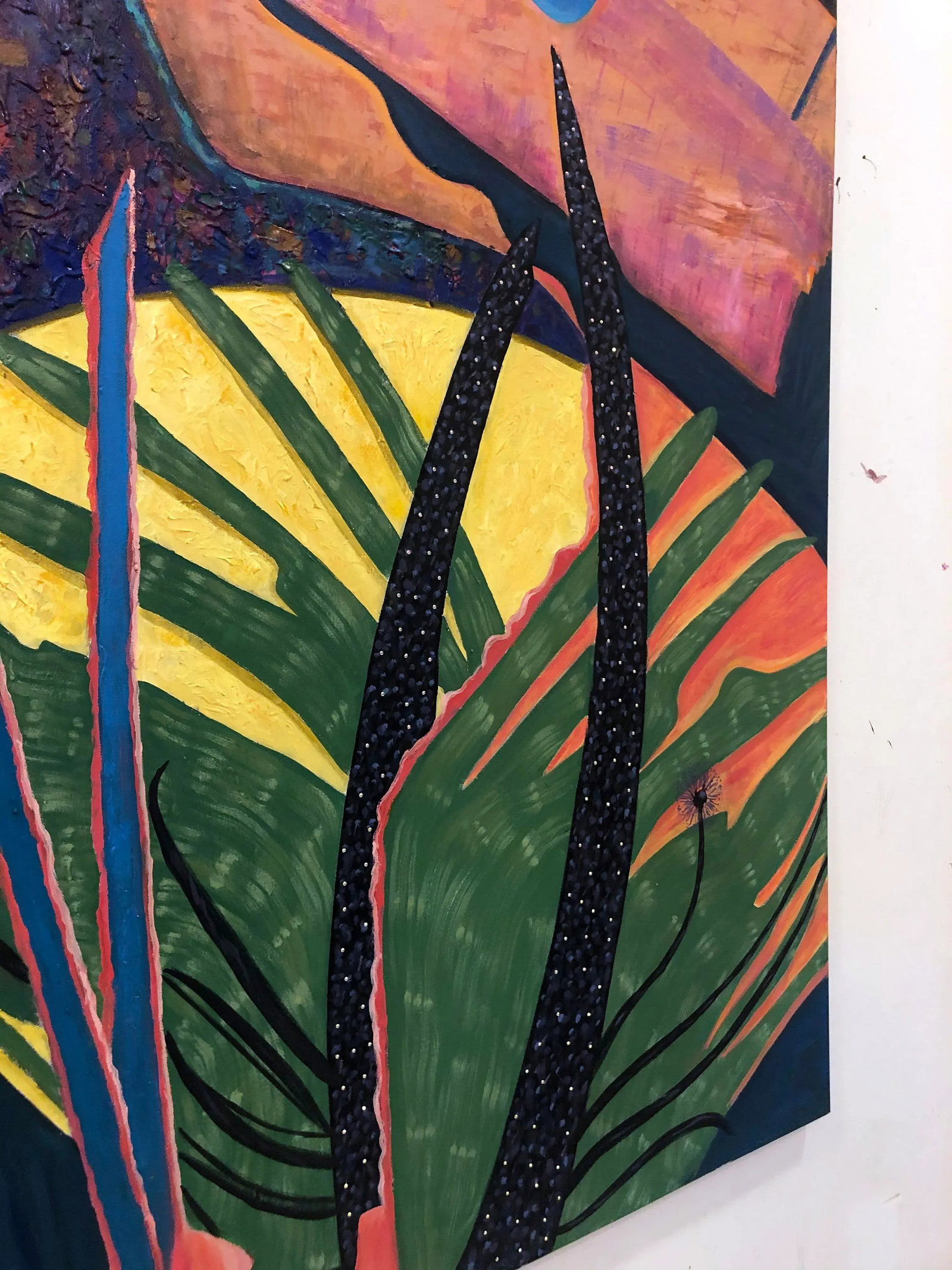 "Time After Time" Contemporary Original Abstract Acrylic Painting by Albert Leon Sultan - 10
