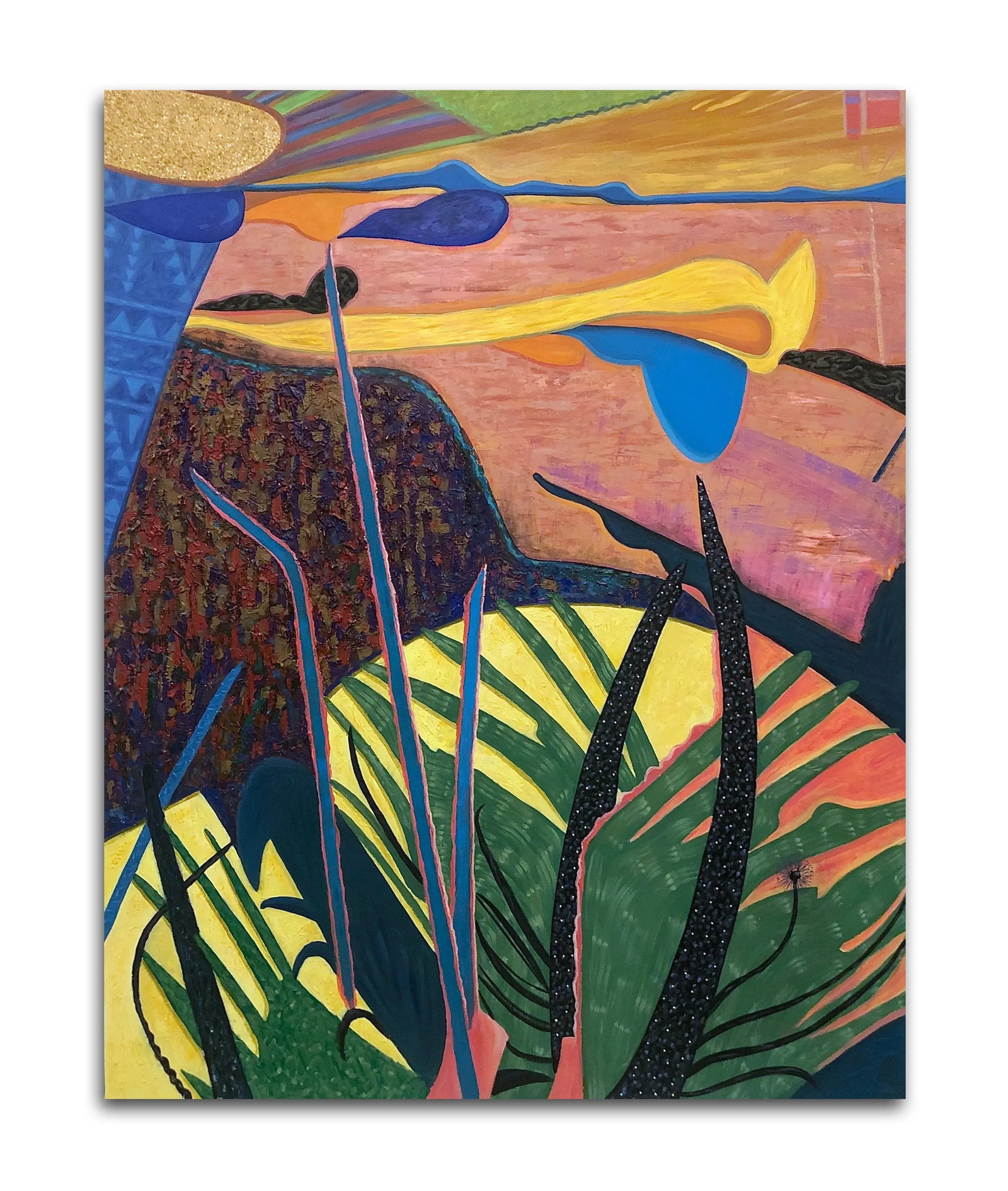"Time After Time" Contemporary Original Abstract Acrylic Painting by Albert Leon Sultan - 13