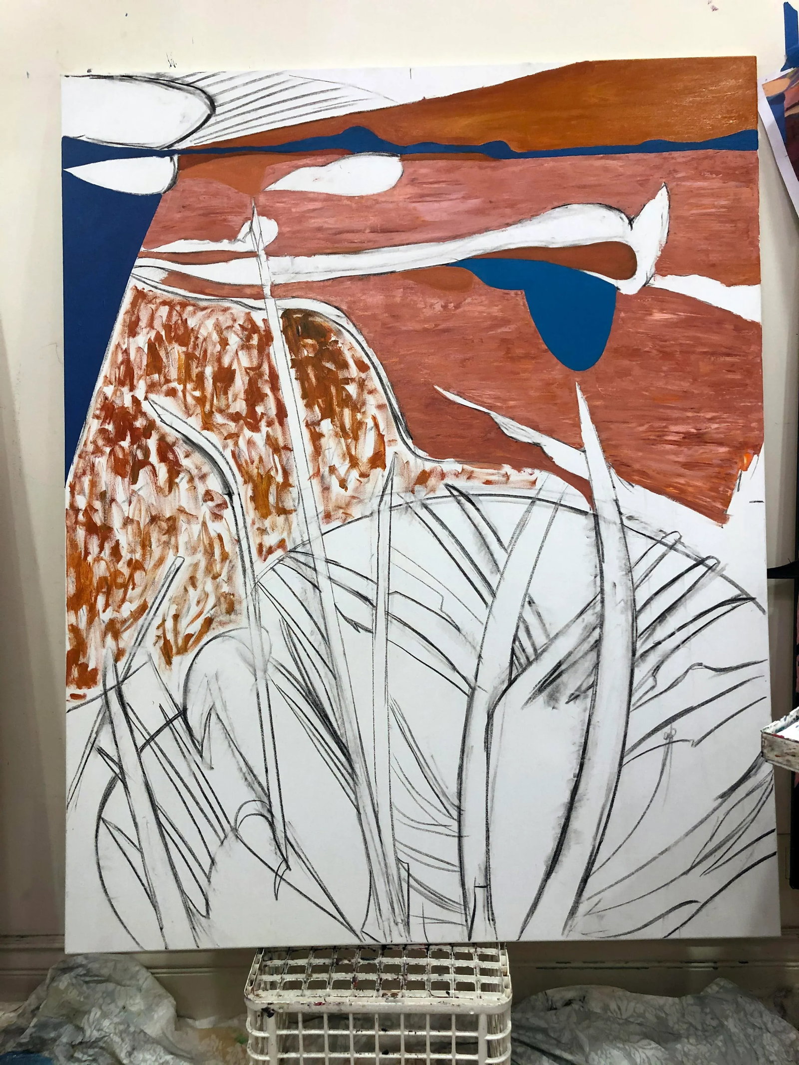 "Time After Time" Contemporary Original Abstract Acrylic Painting by Albert Leon Sultan - 6