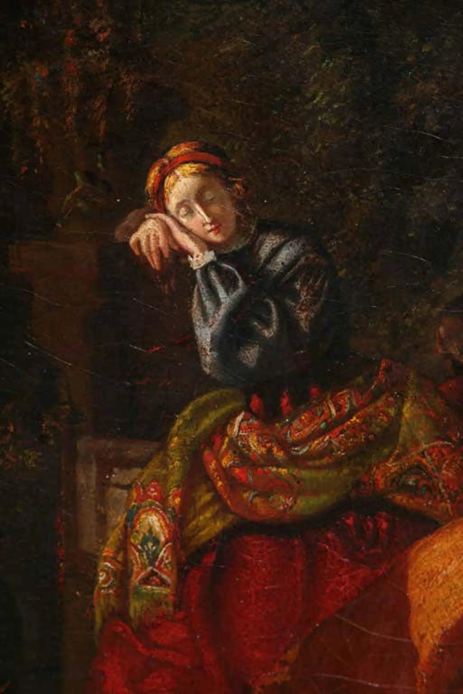 19th Century Neoclassical Spanish Large Genre Painting Attributed - 10