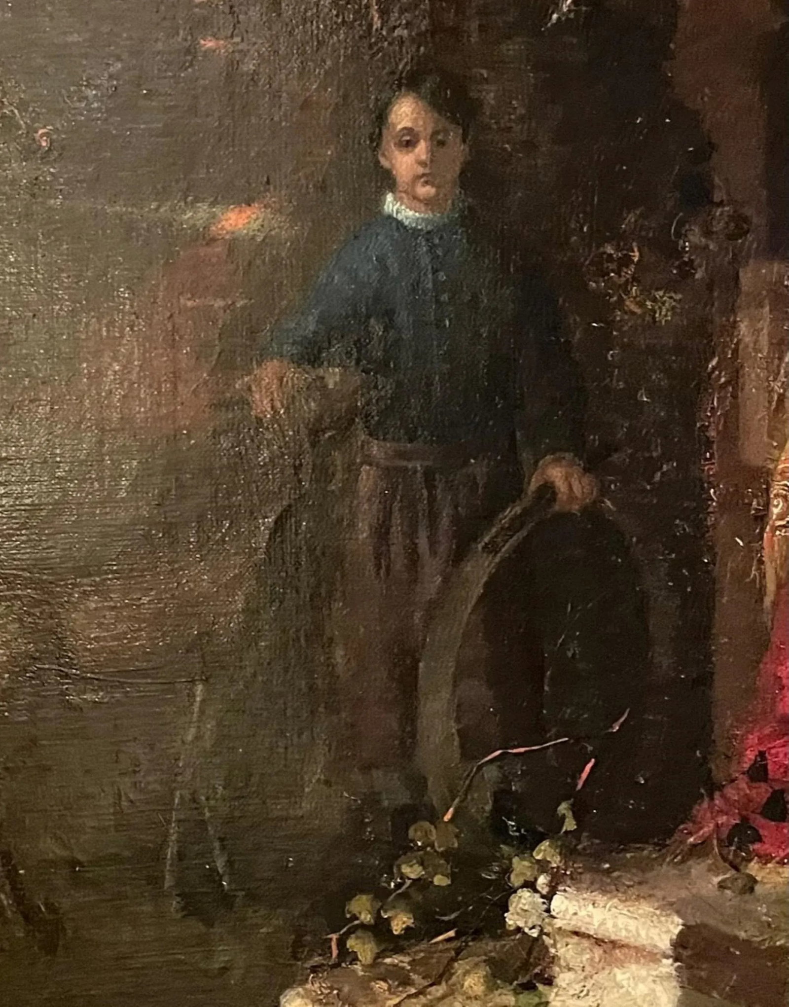 19th Century Neoclassical Spanish Large Genre Painting Attributed - 11