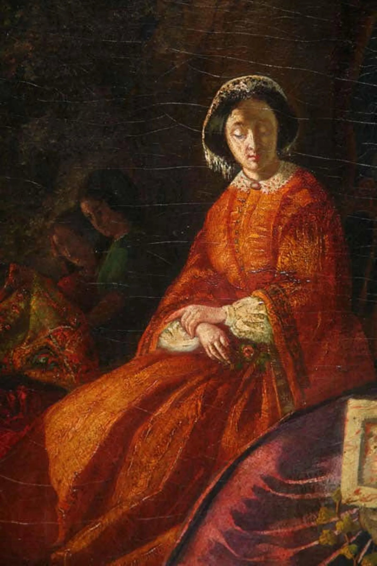 19th Century Neoclassical Spanish Large Genre Painting Attributed - 9