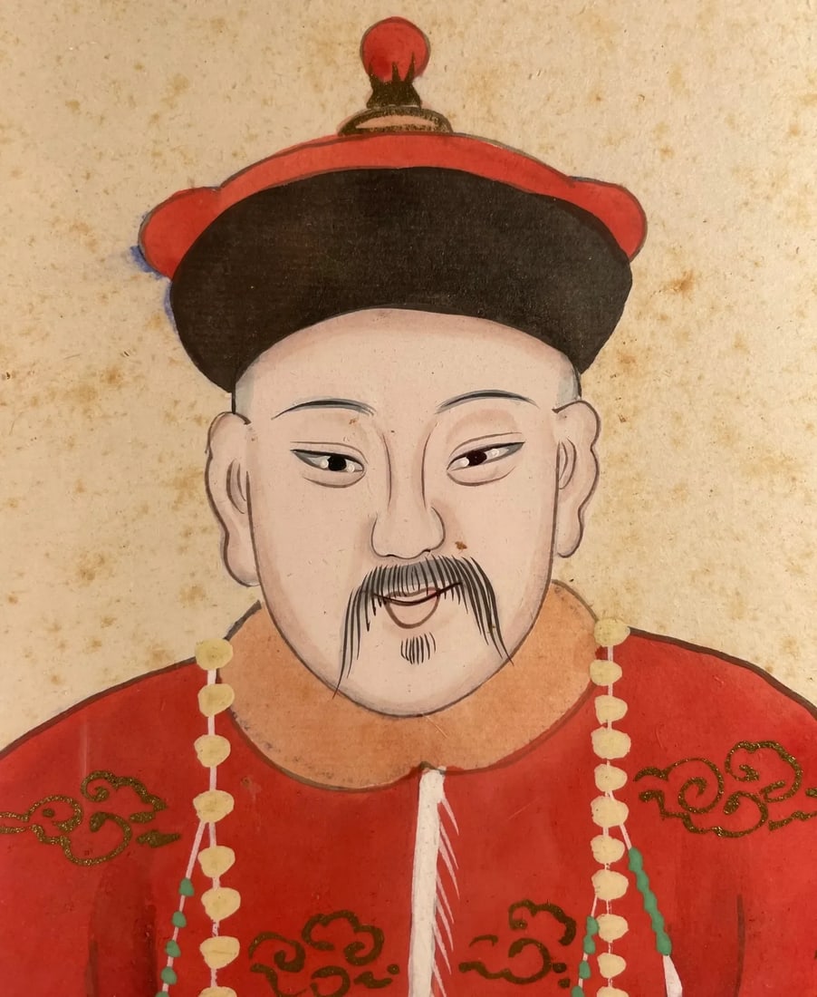 Chinese Ancestor Portrait of a Mandarin Dignitary. - 7