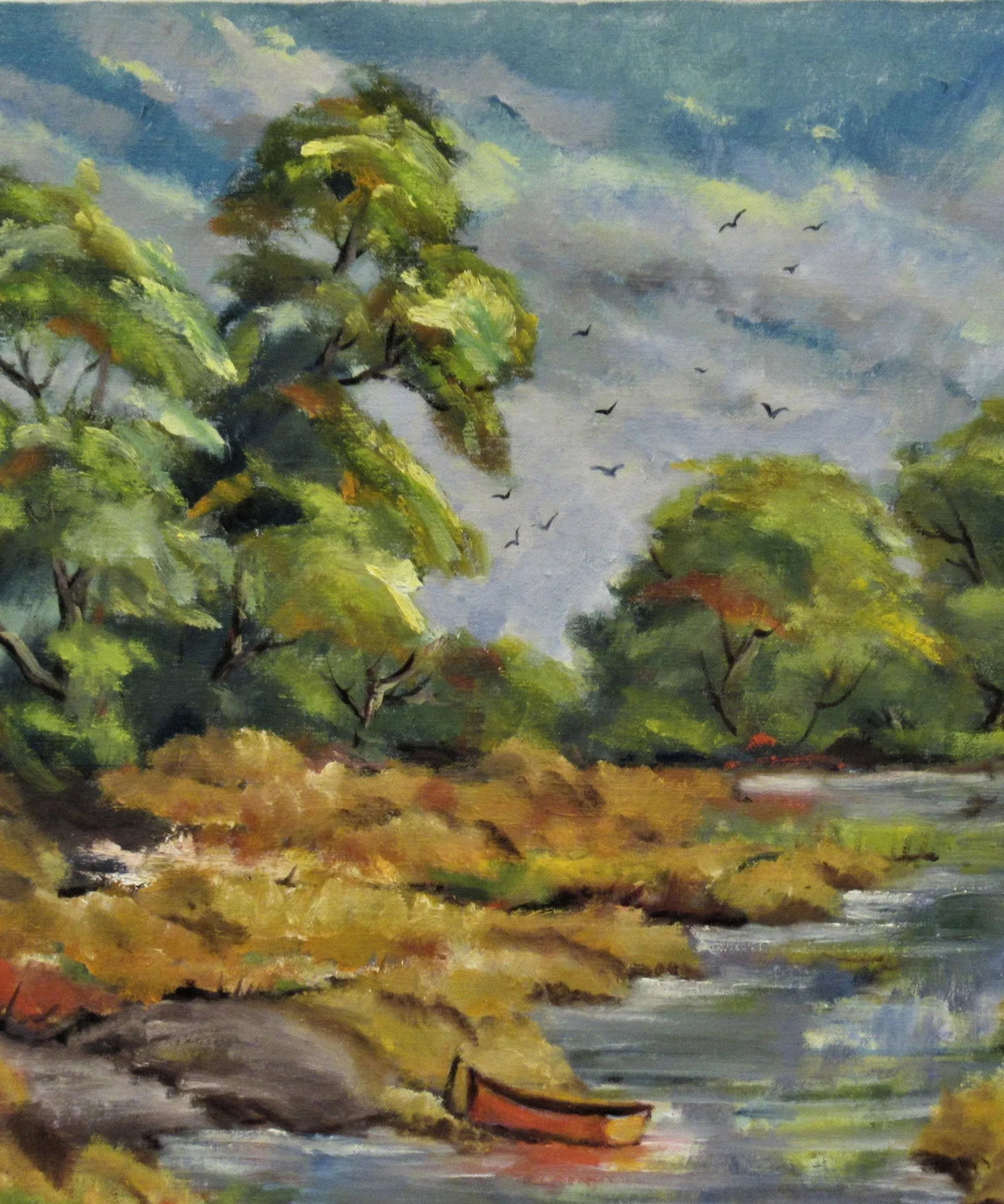 Clifford Holmes, Landscape with River, California, Circa 1950 - 2
