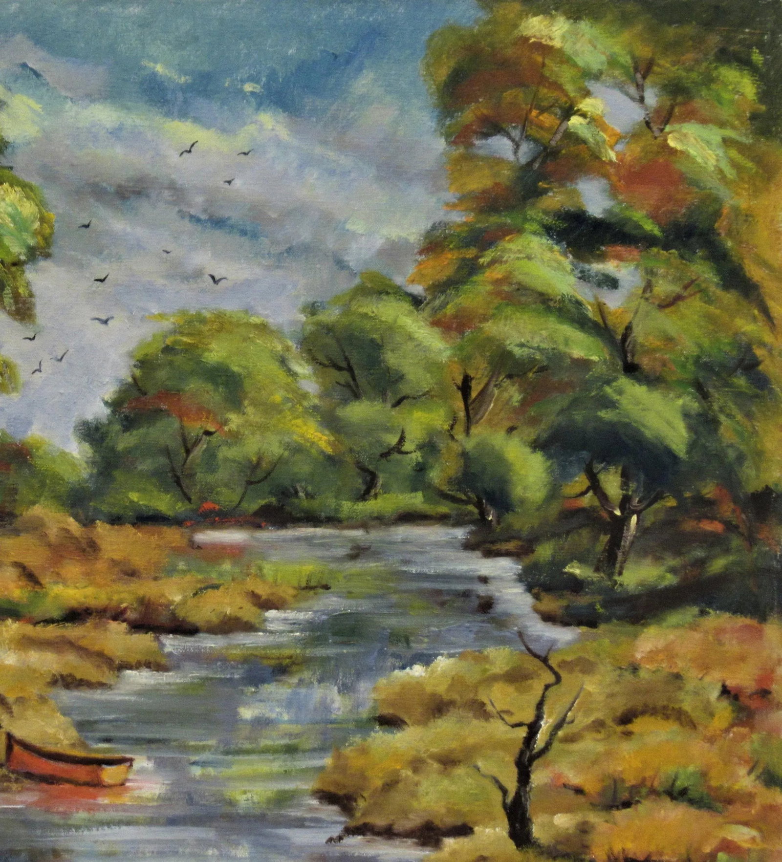 Clifford Holmes, Landscape with River, California, Circa 1950 - 3