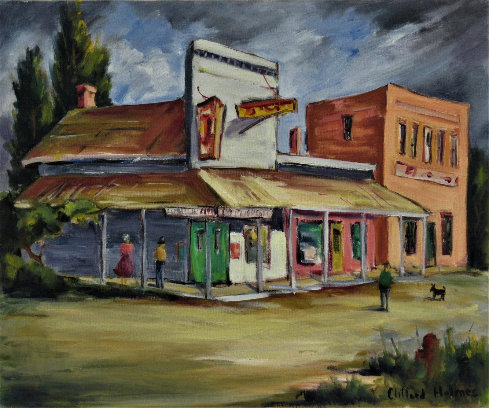 Clifford Holmes, The Corner Store, Near Mendocino, Circa 1950 - 6