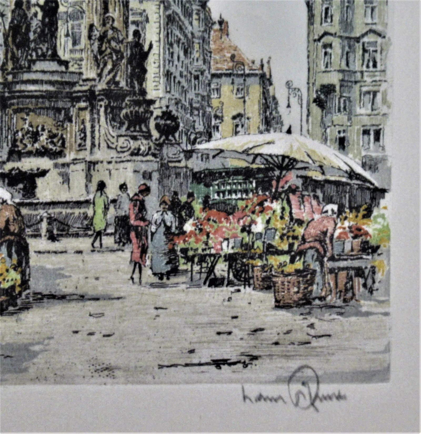 Hans Figura, Flowers Market - 4