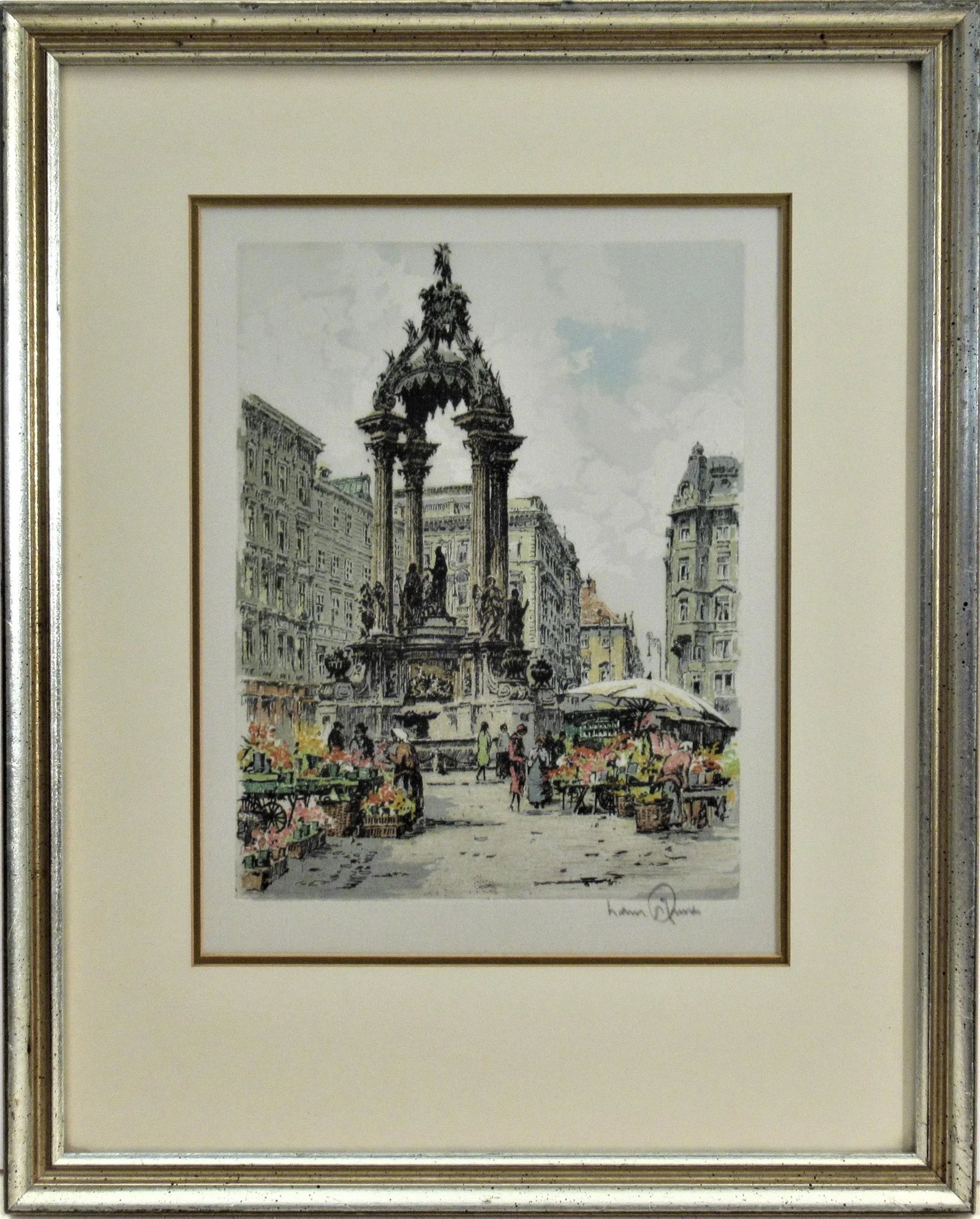 Hans Figura, Flowers Market - 5