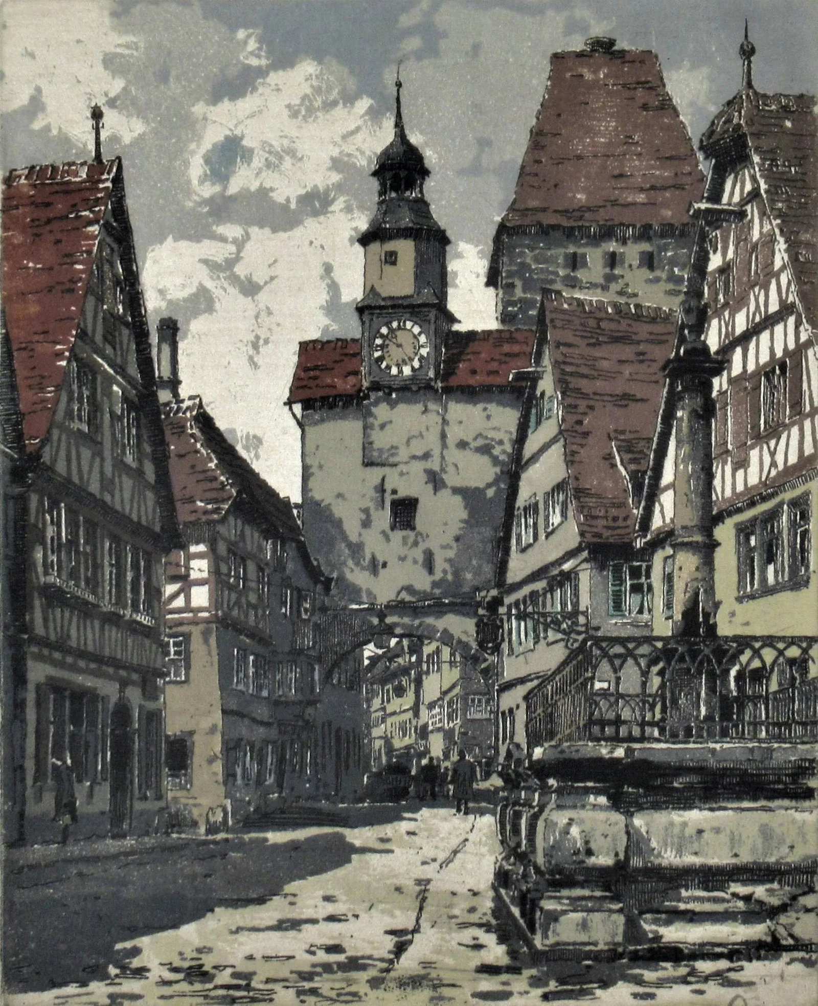 Hans Figura, Rothenburg, Germany, Circa 1950 - 2