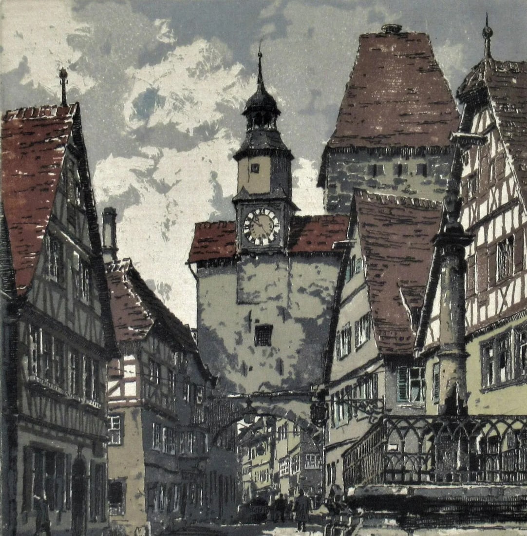 Hans Figura, Rothenburg, Germany, Circa 1950 - 3