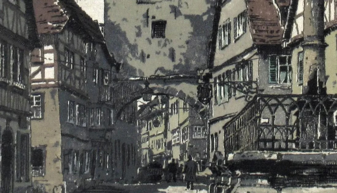 Hans Figura, Rothenburg, Germany, Circa 1950 - 4