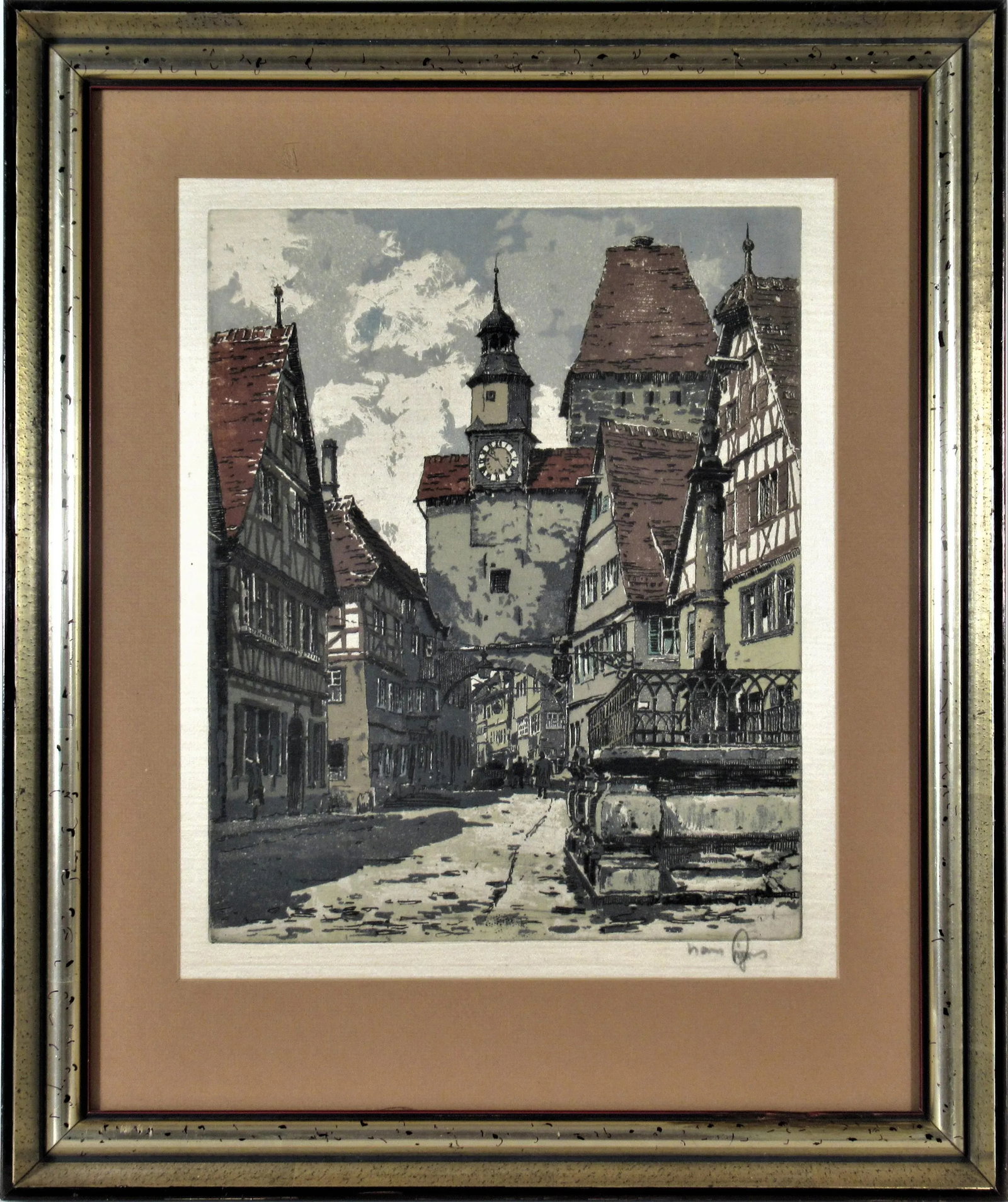 Hans Figura, Rothenburg, Germany, Circa 1950 - 7