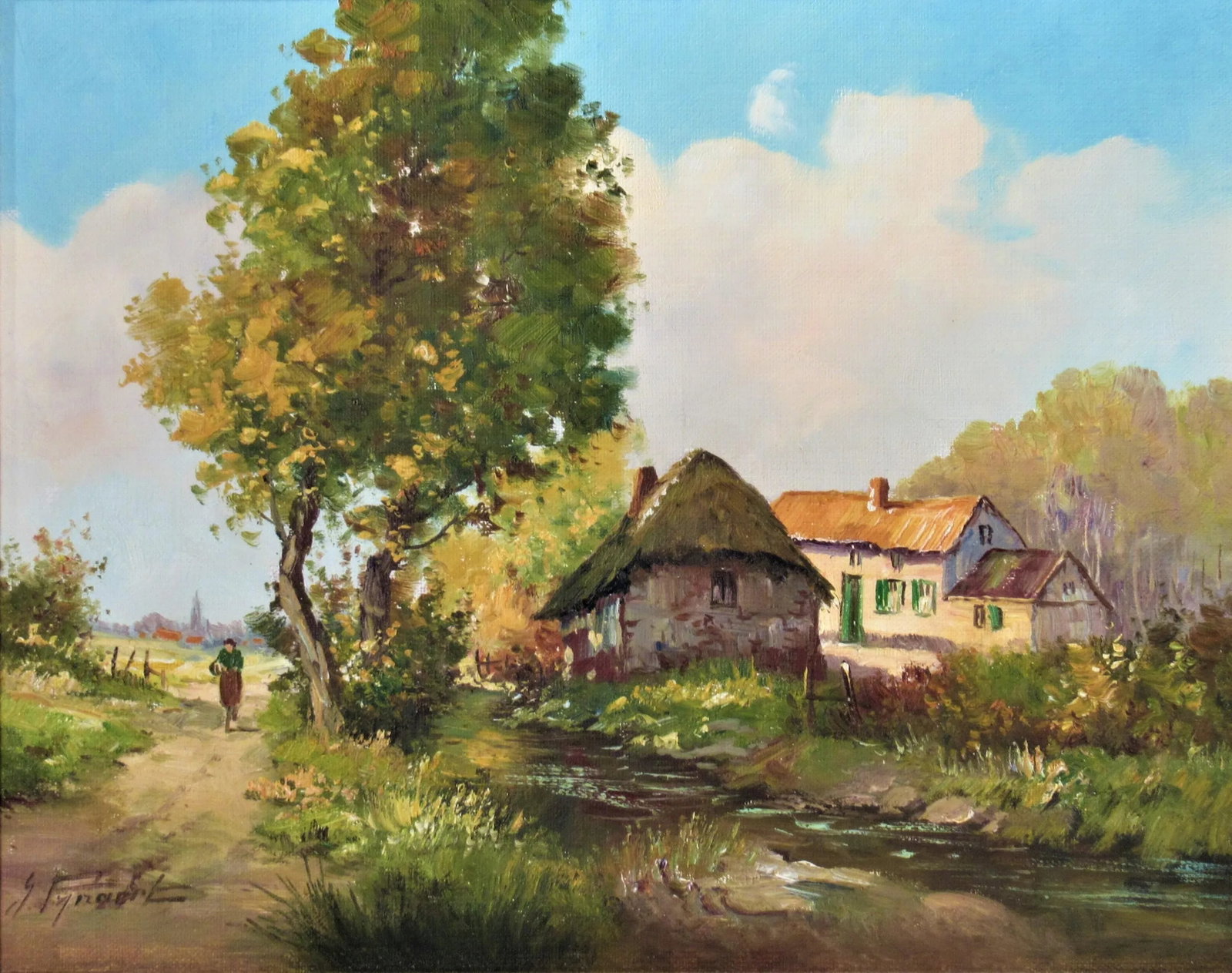 Gustav Pynaert, Belgian Landscape, c.1960 - 2