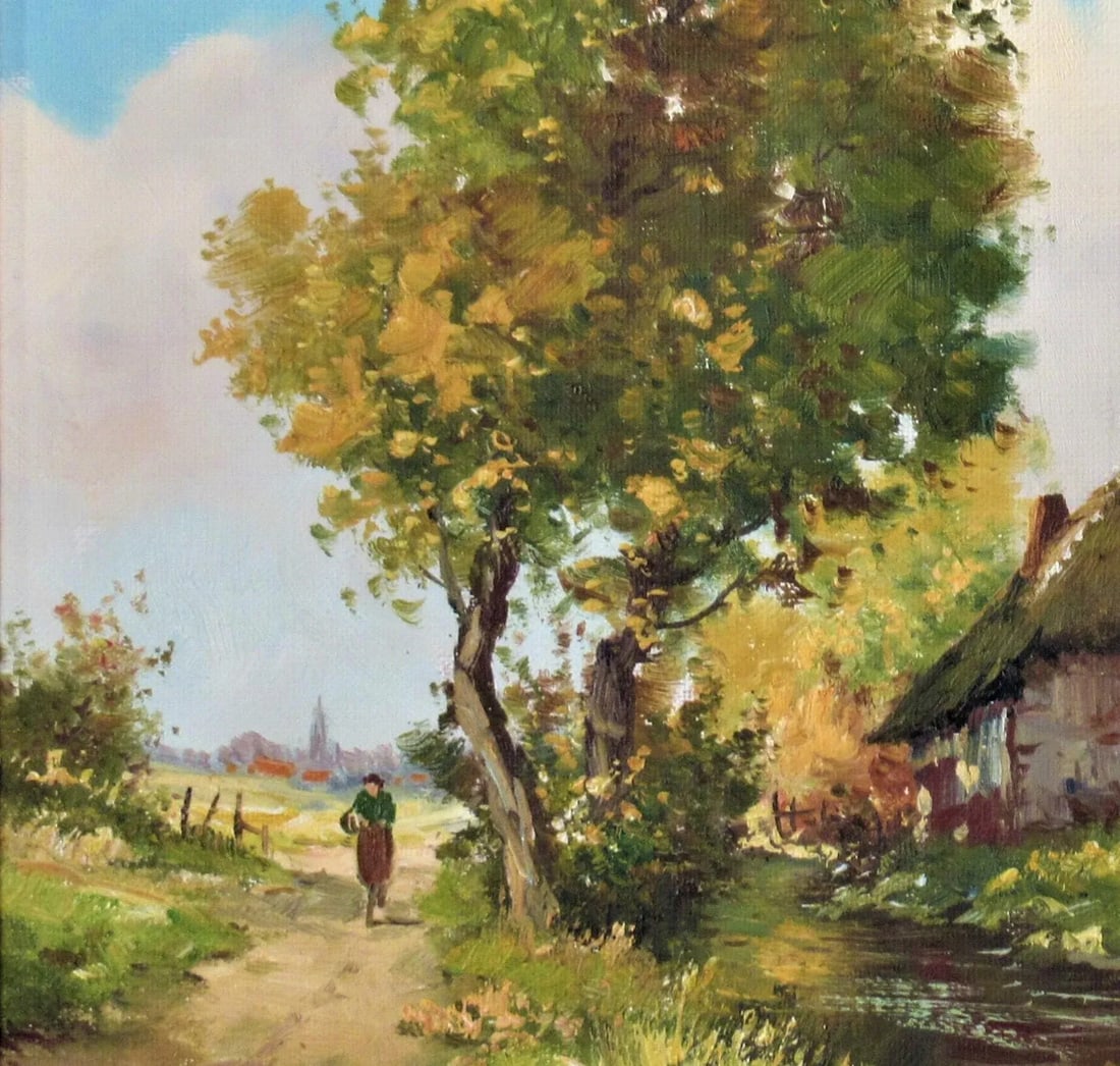 Gustav Pynaert, Belgian Landscape, c.1960 - 3