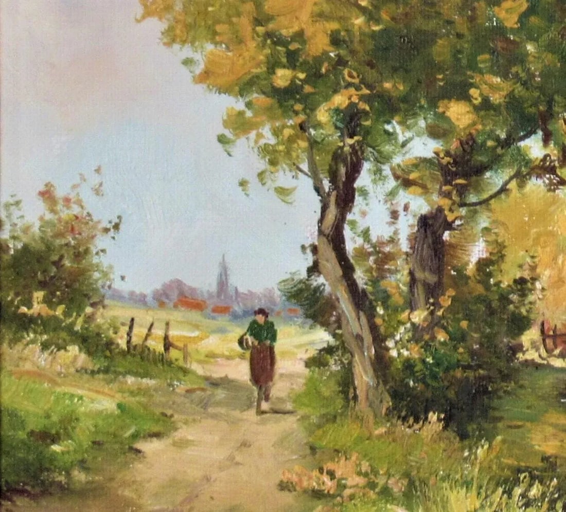 Gustav Pynaert, Belgian Landscape, c.1960 - 4