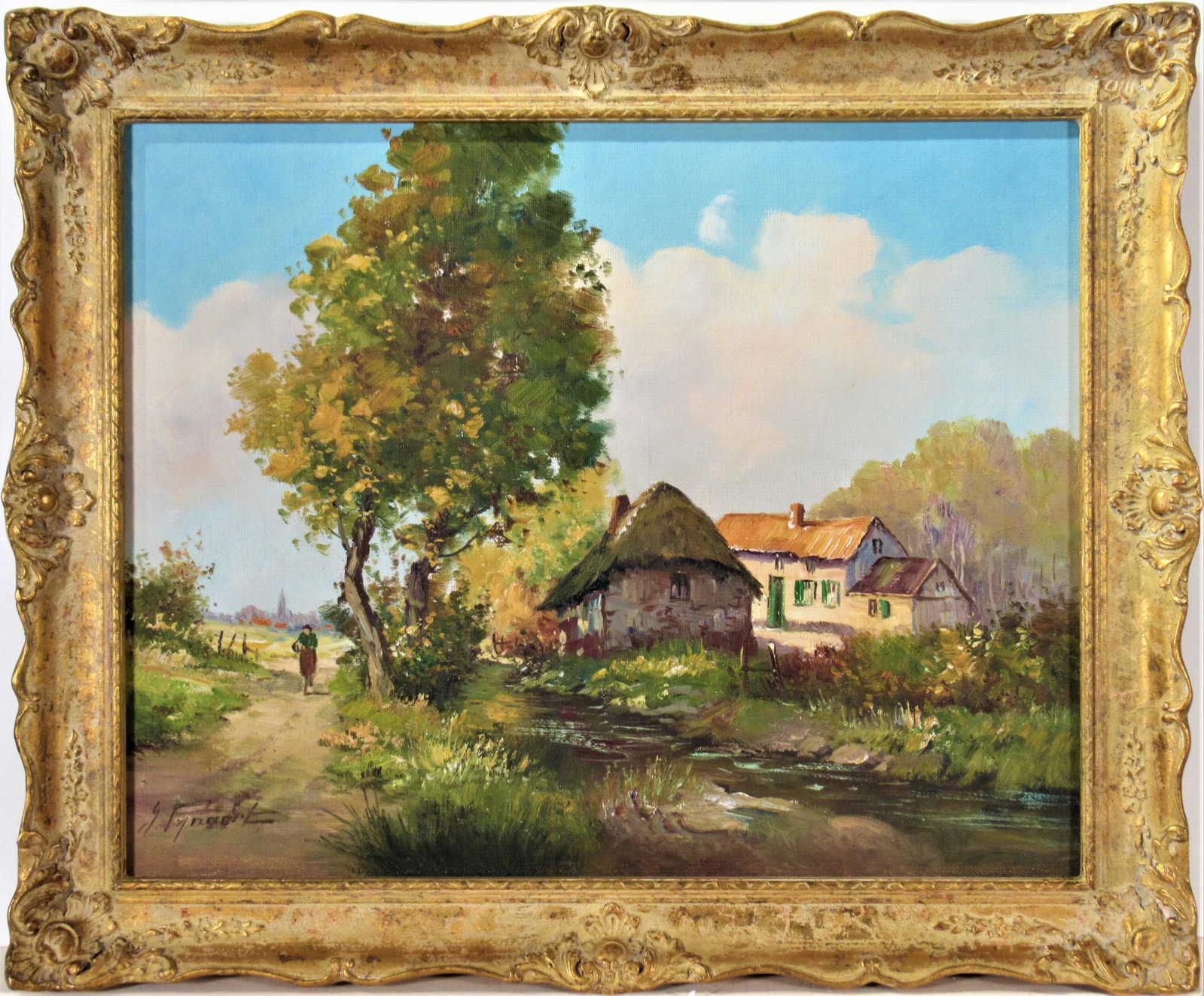 Gustav Pynaert, Belgian Landscape, c.1960 - 8
