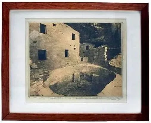 Sepia Toned Original Photography "Cliff Palace" at Mesa Verde National Park - 10