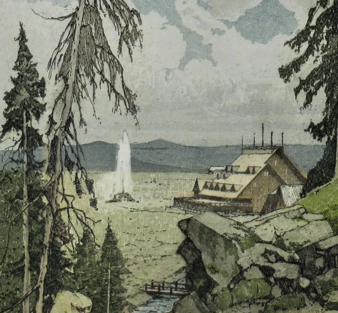 Josef Eidenberger, Old Faithful Inn, Yellowstone National Park - 3