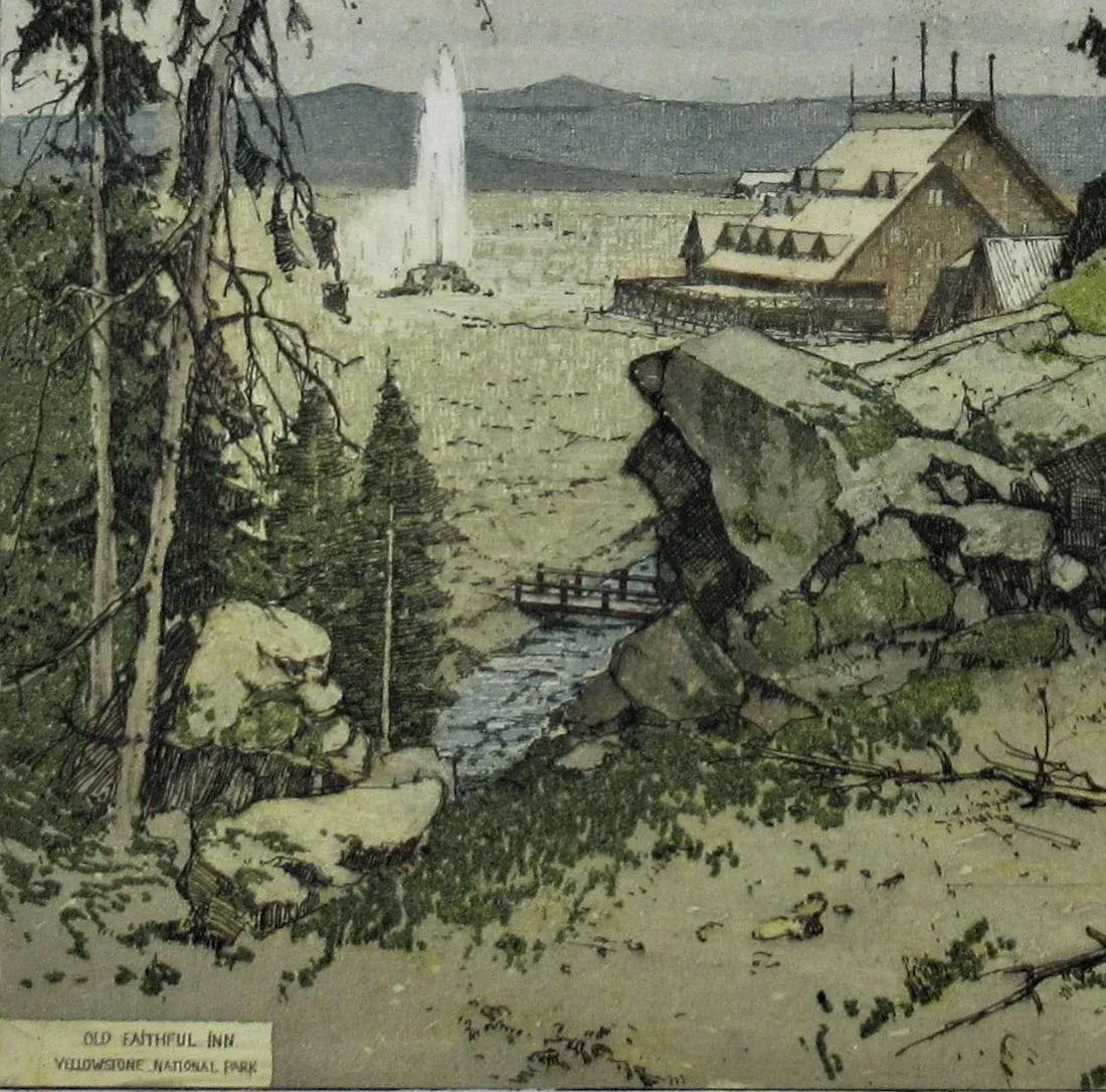 Josef Eidenberger, Old Faithful Inn, Yellowstone National Park - 4