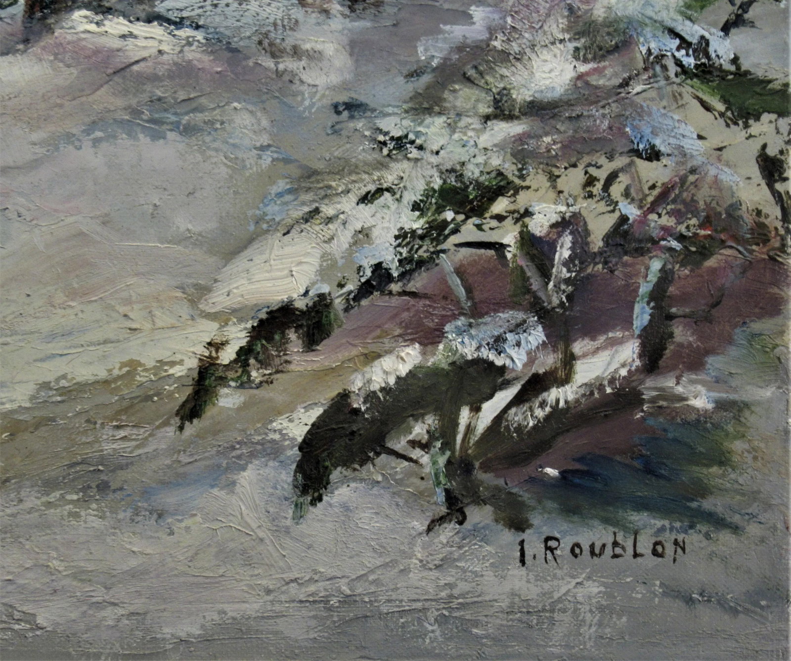 Irina Belotelkin Roublon, Winter Scene, Lake Tahoe - 3