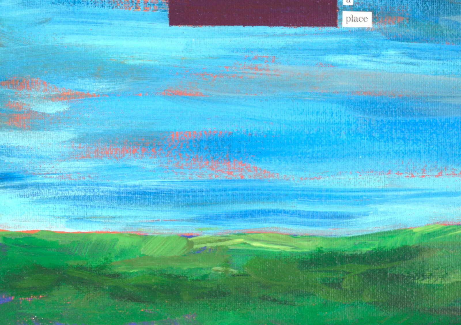 "This Is Not a Place" (I) - Abstracted Landscape by Devon Brockopp-Hammer - 2