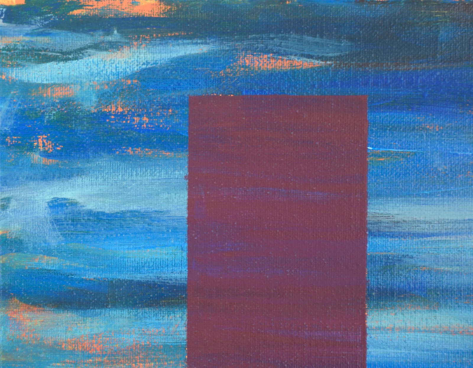 "This Is Not a Place" (I) - Abstracted Landscape by Devon Brockopp-Hammer - 3