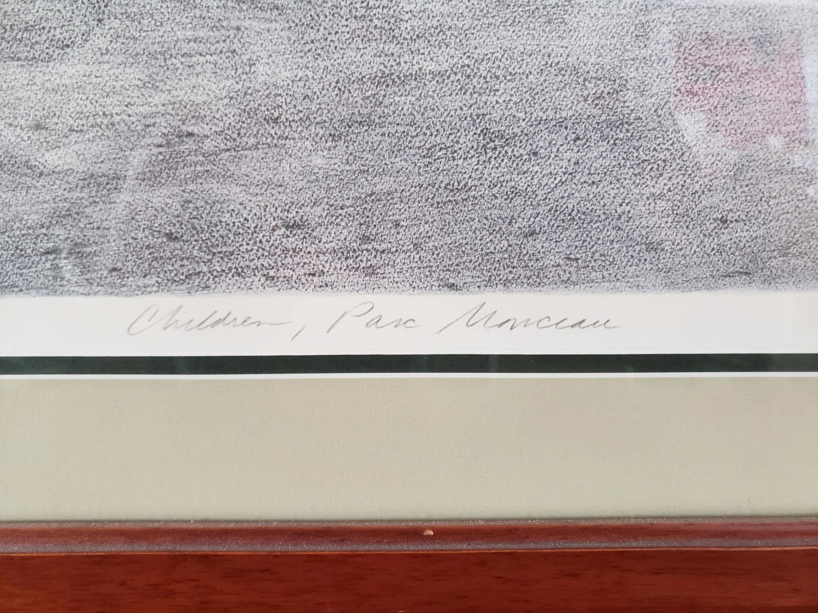 1970s "Children, Parc Monceau" Harold Altman Artist's Proof Lithograph, Framed - 3