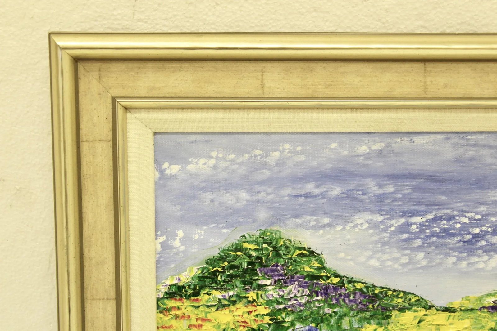 Colorful Contemporary Impasto Impressionist-Style Landscape Painting, Framed - 4
