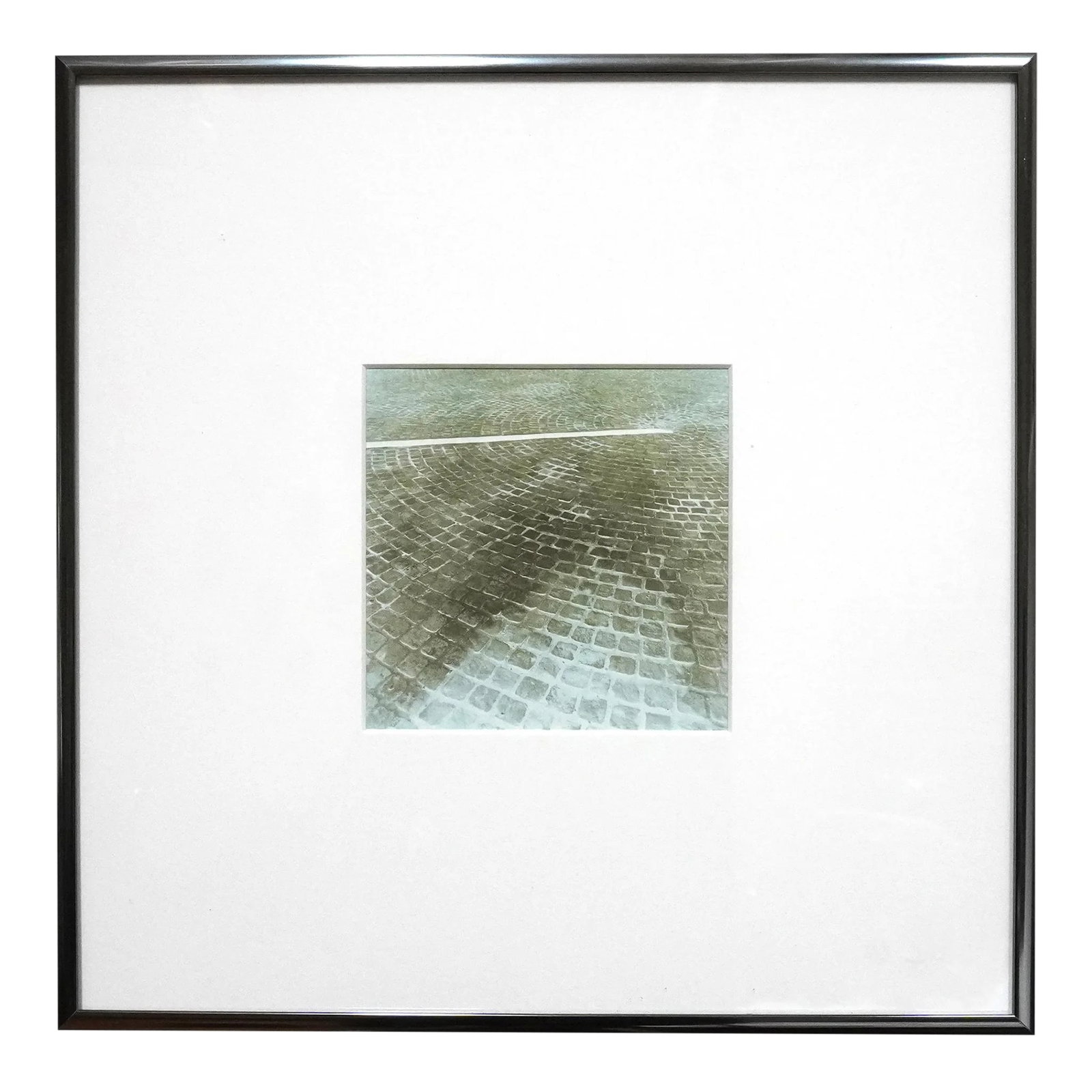 Framed Landscape Photograph "Invalides #2" 1/10 1994 by Jacques Cressaty: This photograph "Invalides #2" 1/10 1994 is part of a seven year project undertaken by San Francisco based French photographer Jacques Cressaty from 1989 to 1996. The project was to photograph a