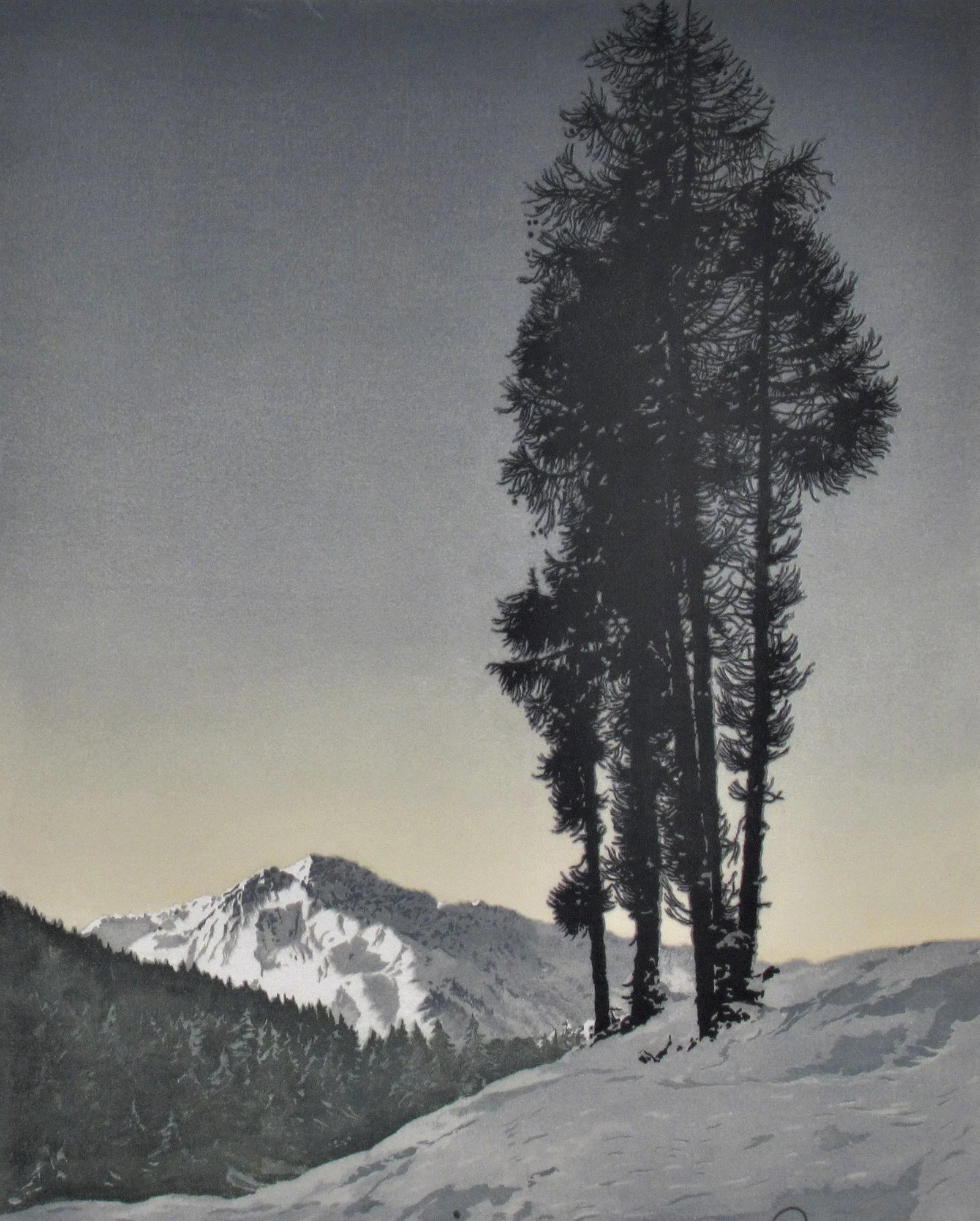 Hans Figura, Winter Landscape, Circa 1950 - 2