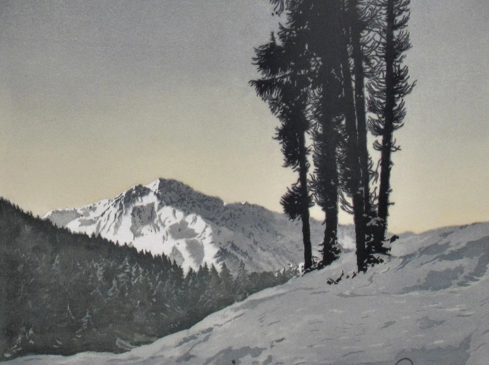 Hans Figura, Winter Landscape, Circa 1950 - 3