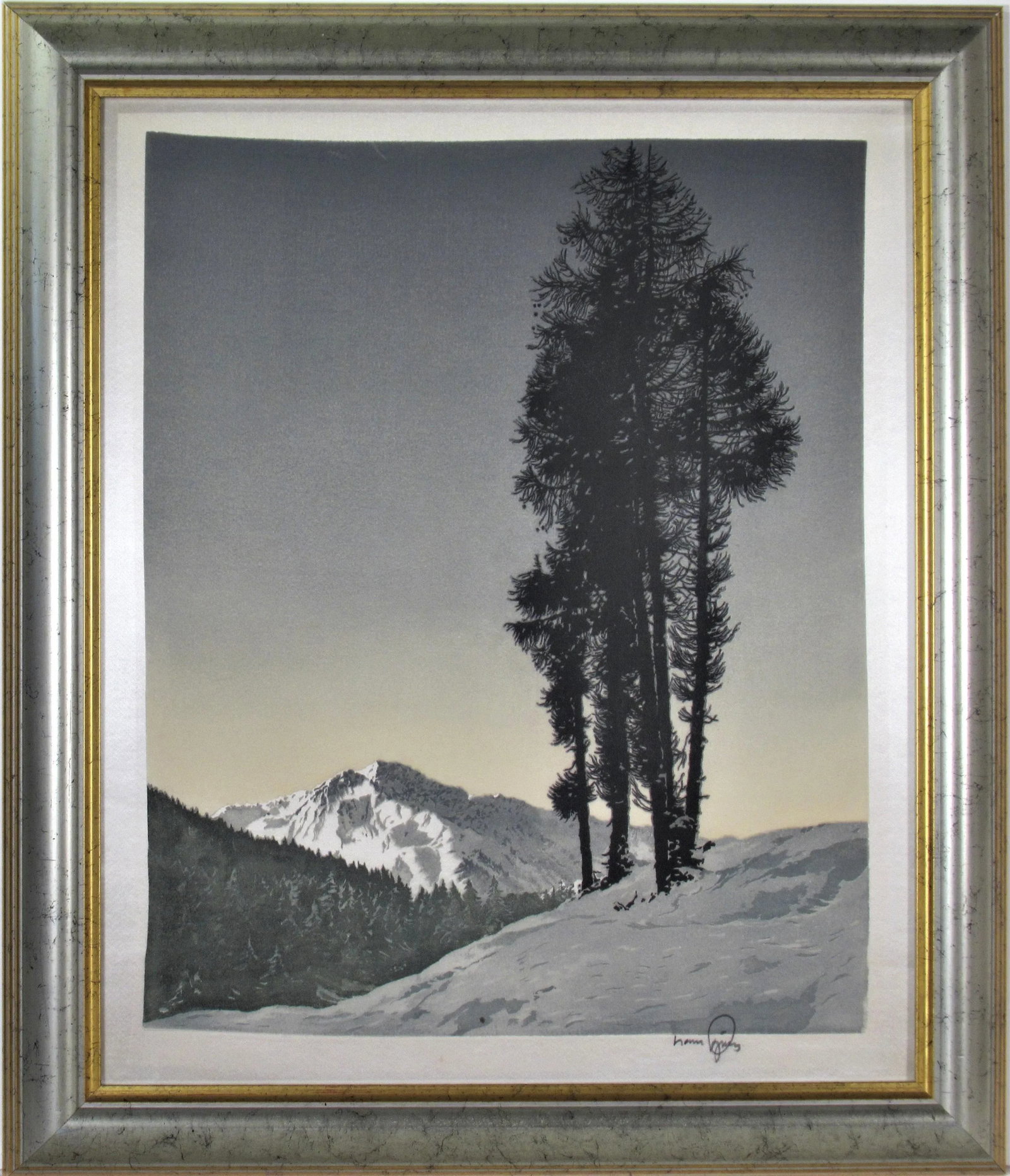 Hans Figura, Winter Landscape, Circa 1950 - 7