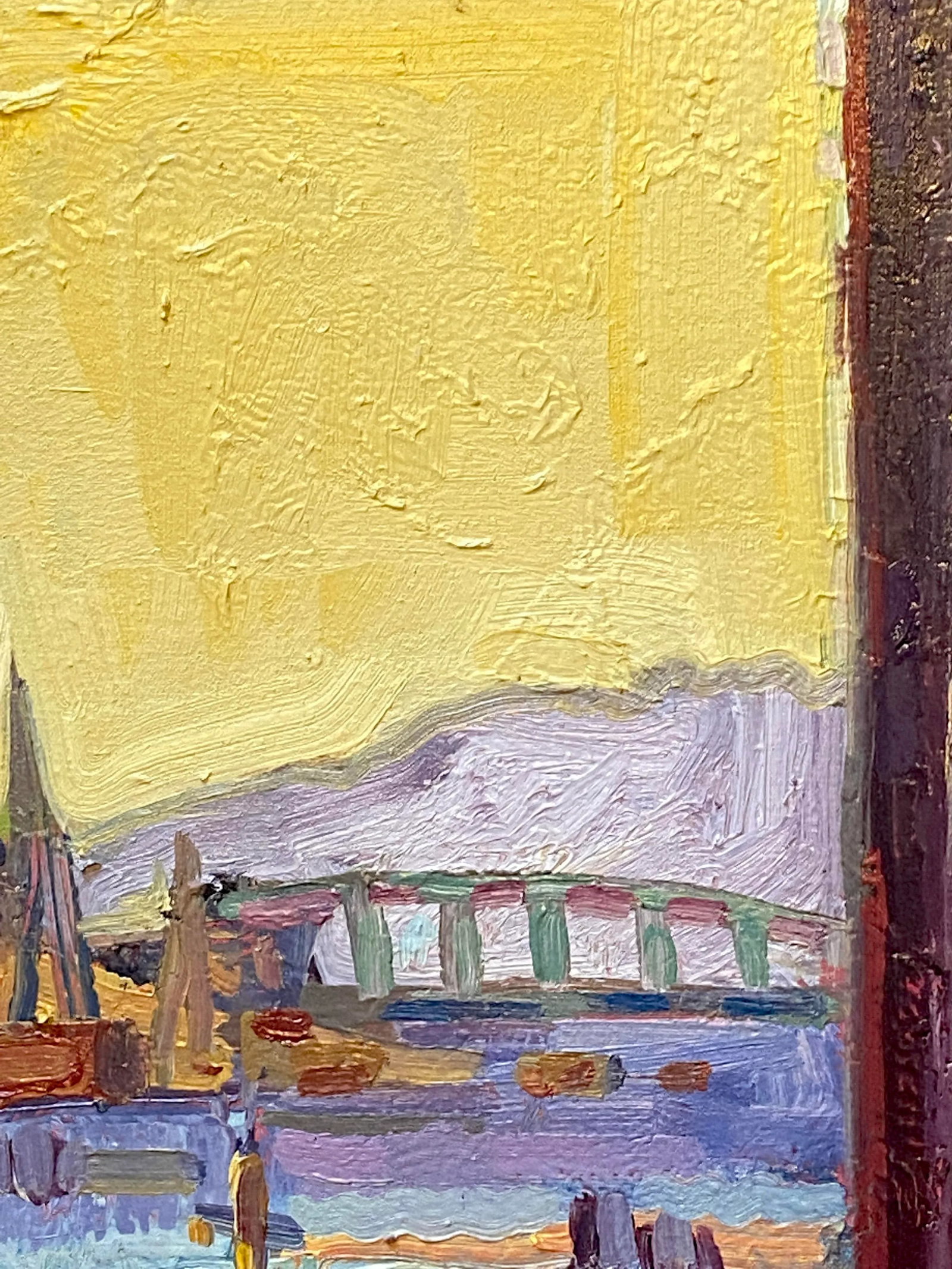 Contemporary Original Plein Air Fauvist Landscape Oil Painting by James Hartman - 2