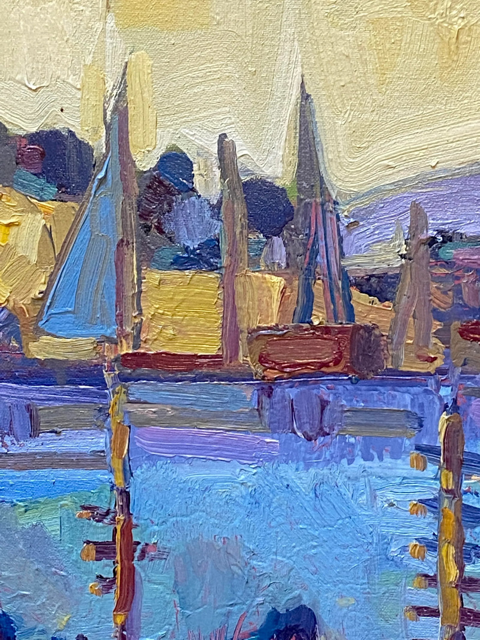 Contemporary Original Plein Air Fauvist Landscape Oil Painting by James Hartman - 3